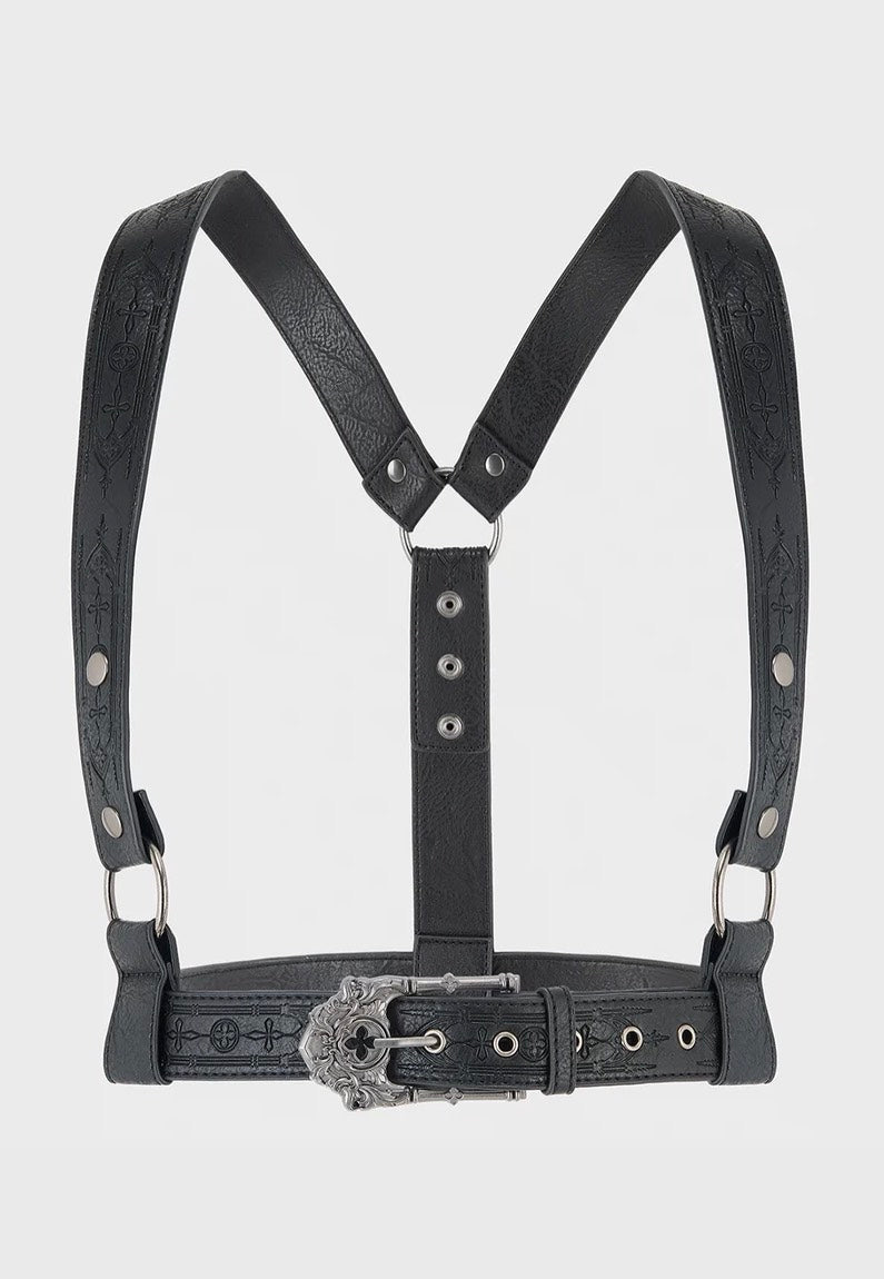 Killstar Cathedra Black Harness | Women-Image