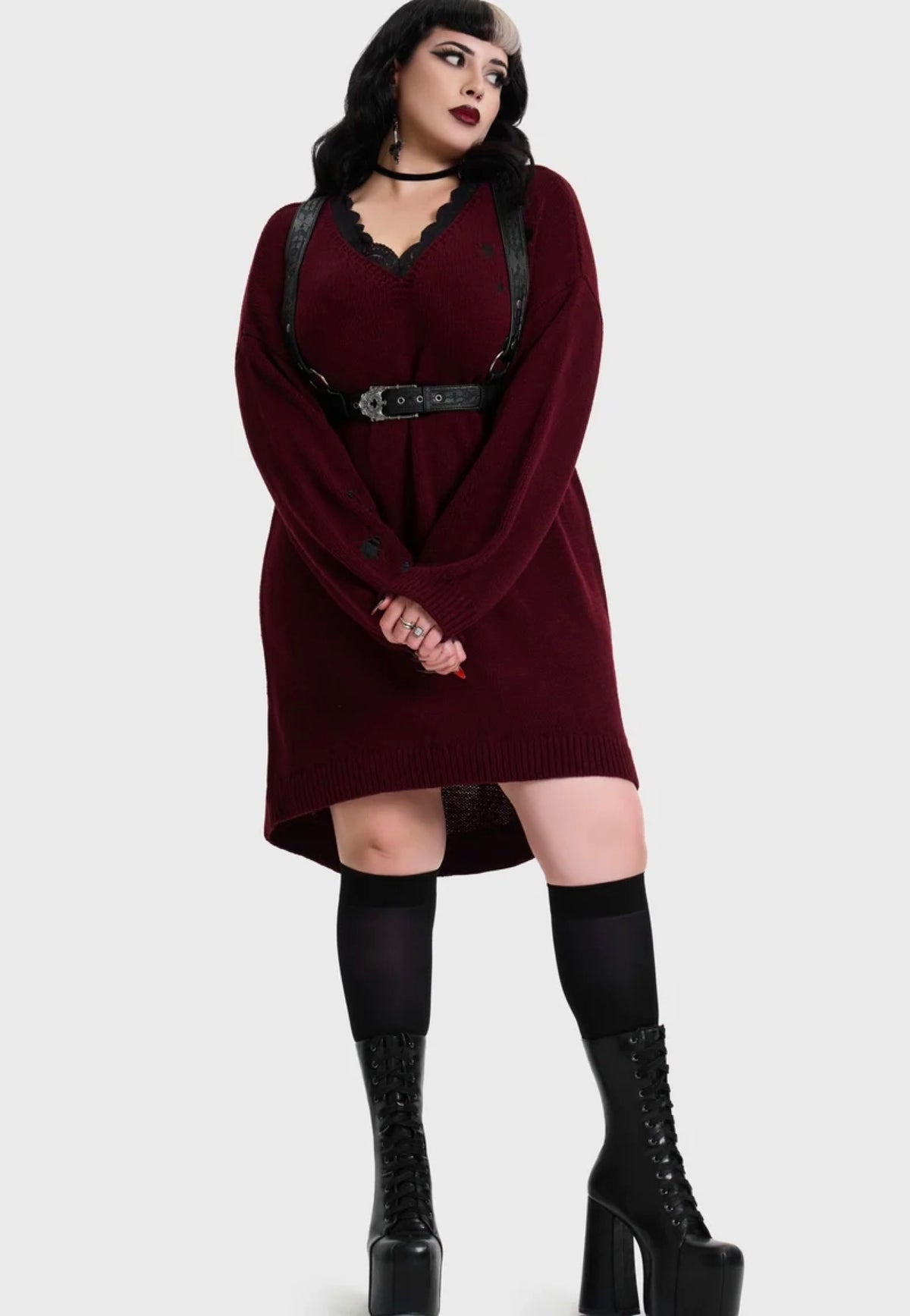 Killstar Cathedra Black Harness | Women-Image