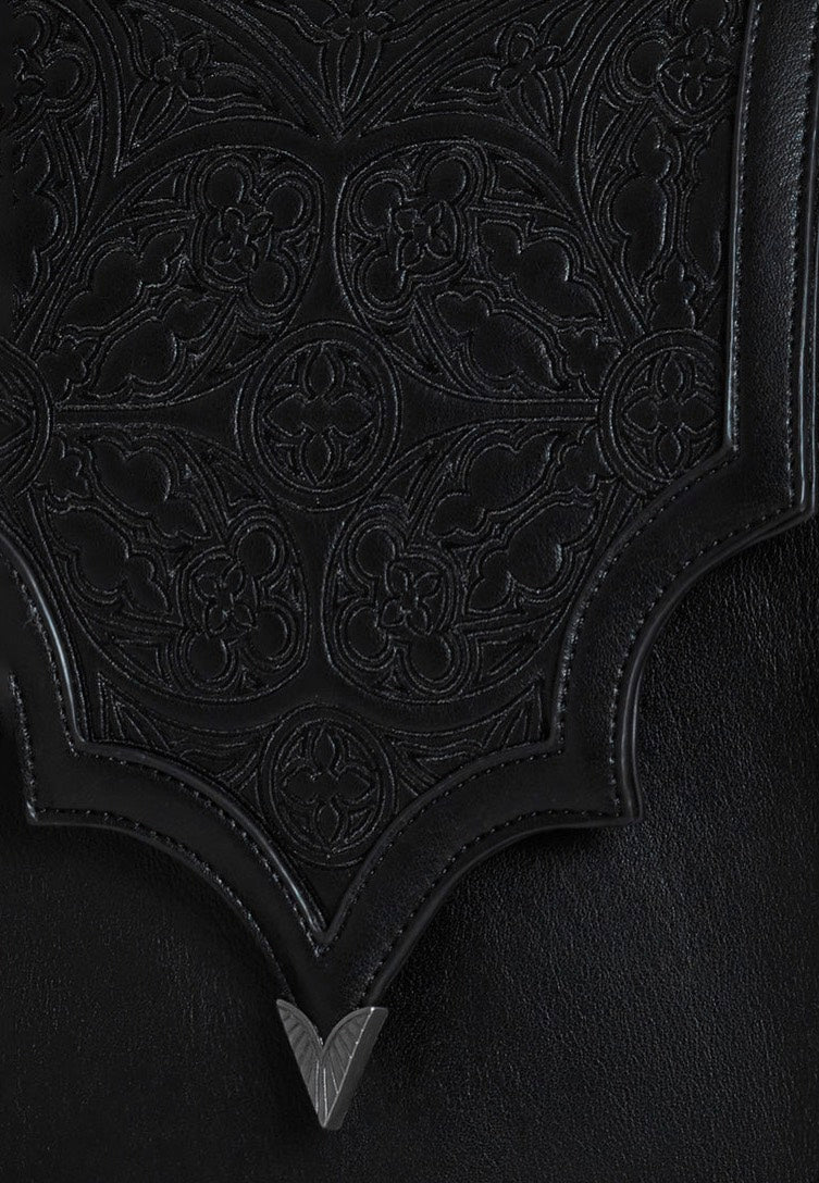Killstar Cathedra Embroidered Black Backpack | Women-Image