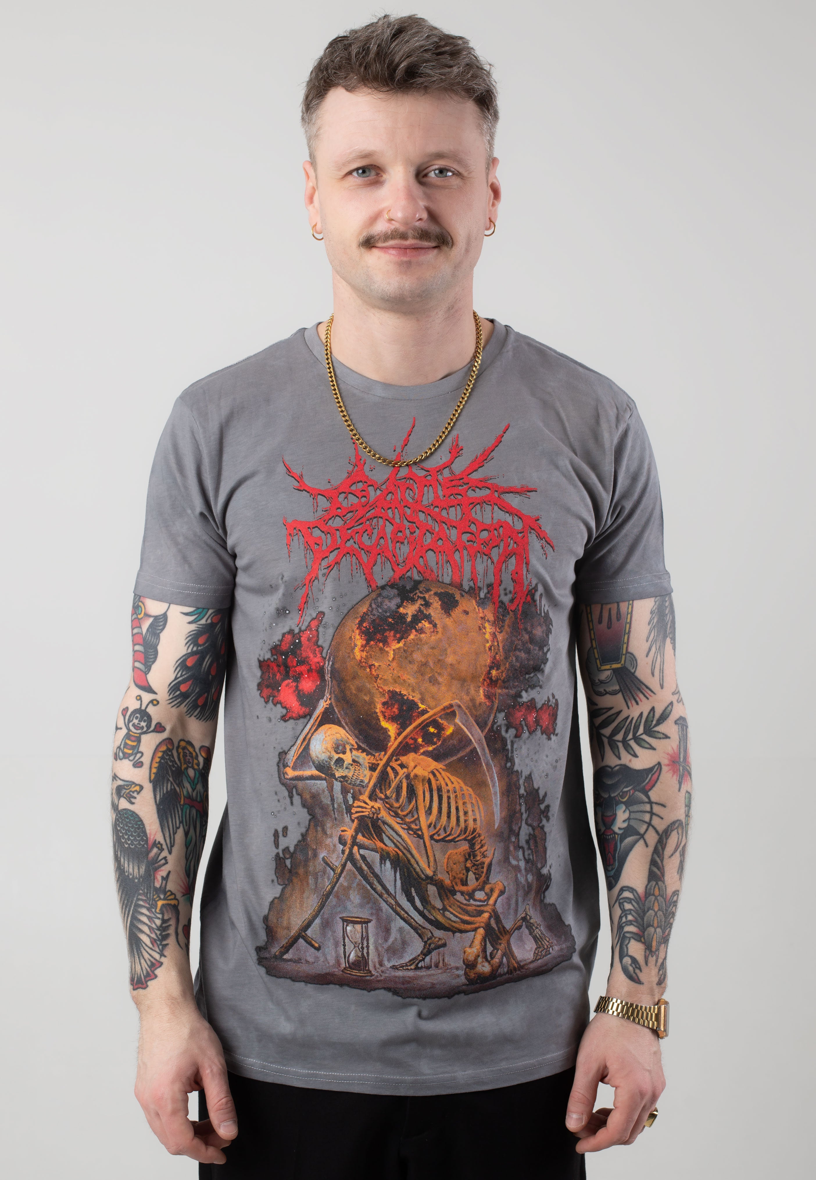 Cattle Decapitation - Death Atlas Tie Dye - T-Shirt | Men-Image