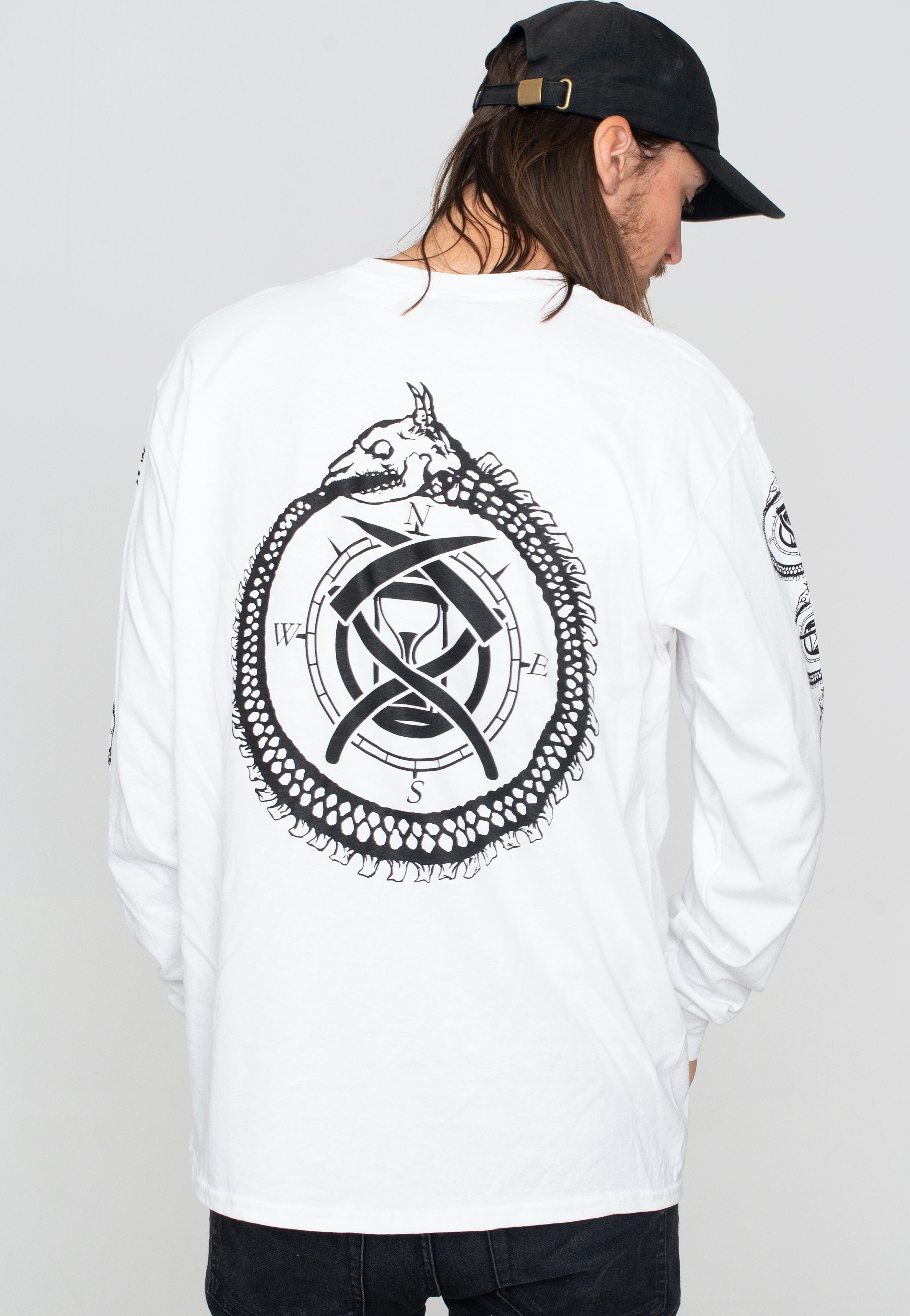 Cattle Decapitation - Ouroboros White - Longsleeve | Men-Image
