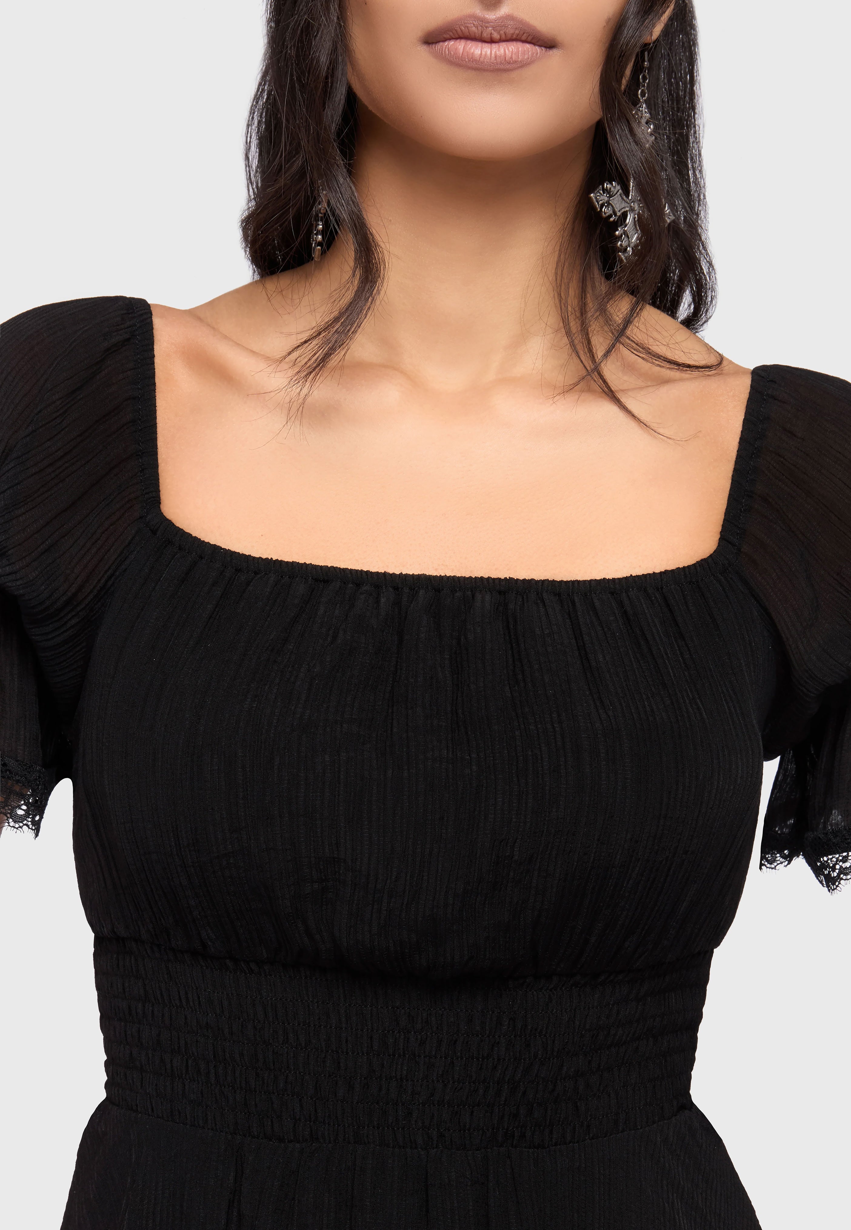 Killstar - Lunar Wisp Mini Black - Dress | Women-Image