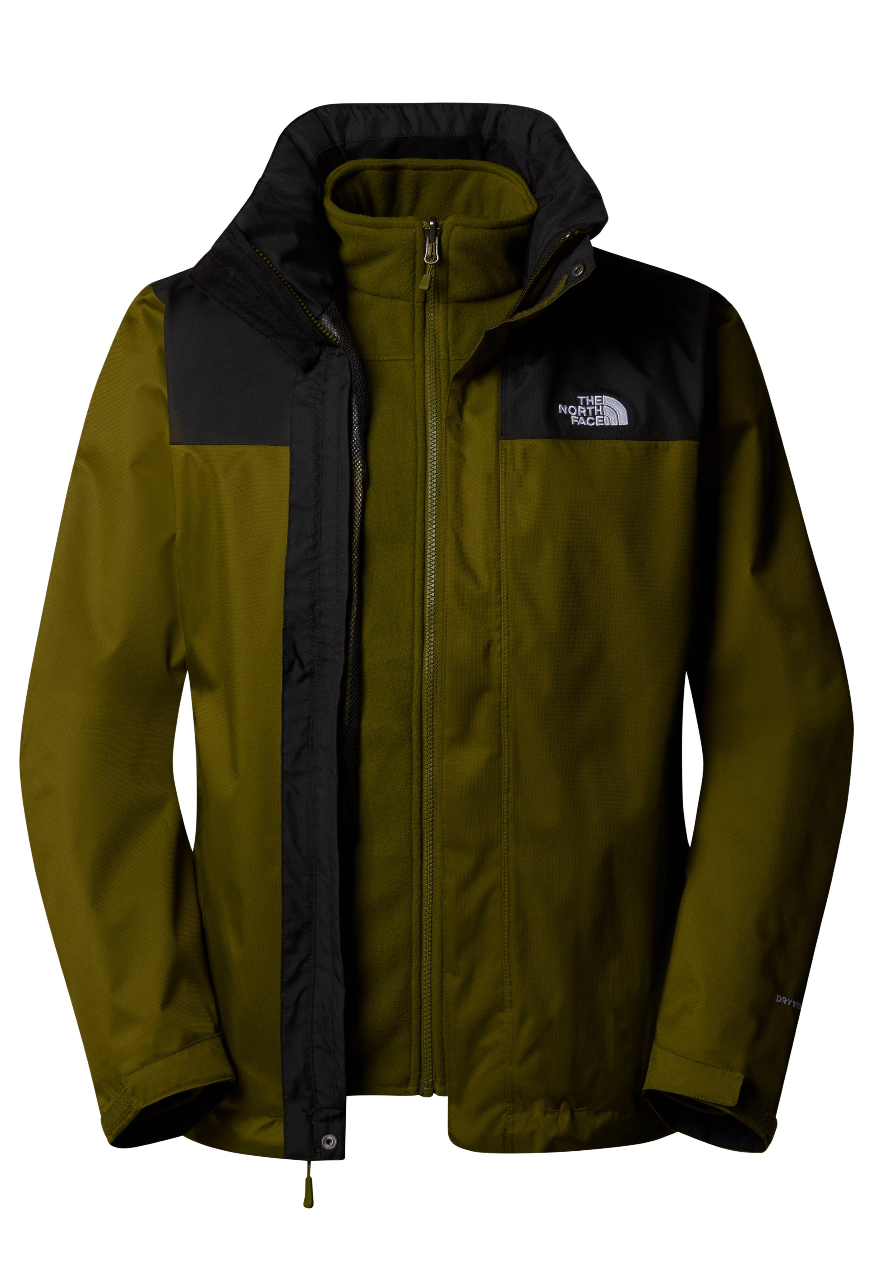 The North Face - Evolve II Triclimate EU Forest Olive/TNF Black - Jacket | Men-Image