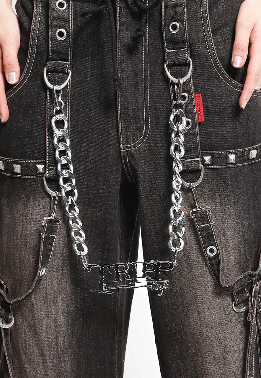Tripp NYC - Lock and Chain Silver - Keychain | Neutral-Image