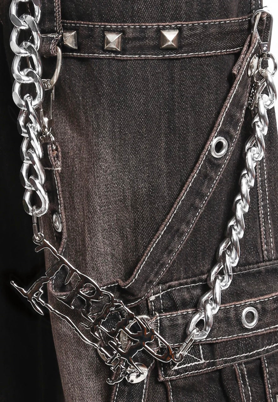 Tripp NYC - Lock and Chain Silver - Keychain | Neutral-Image