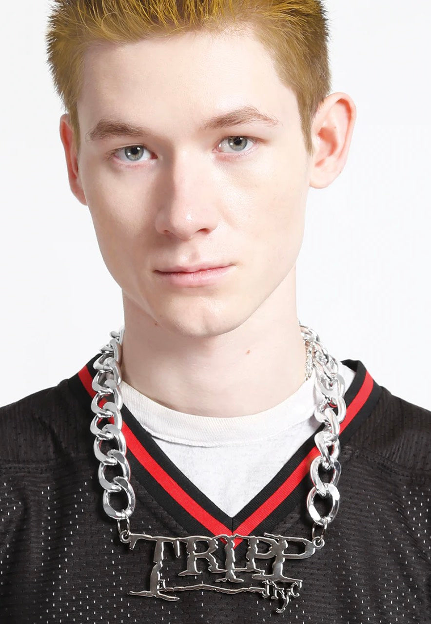Tripp NYC - Lock and Chain Silver - Keychain | Neutral-Image