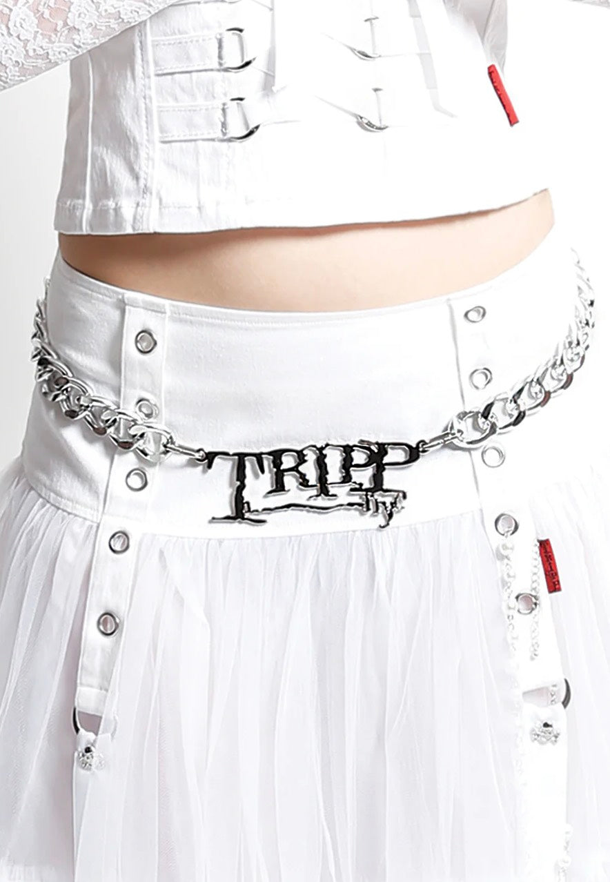 Tripp NYC - Lock and Chain Silver - Keychain | Neutral-Image