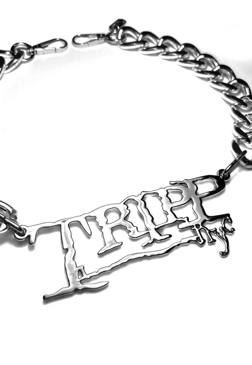 Tripp NYC - Lock and Chain Silver - Keychain | Neutral-Image