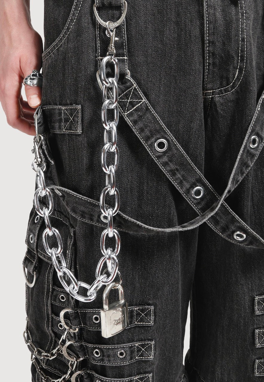 Tripp NYC - Tripp NYC Name Plate Chain Silver - Keychain | Neutral-Image