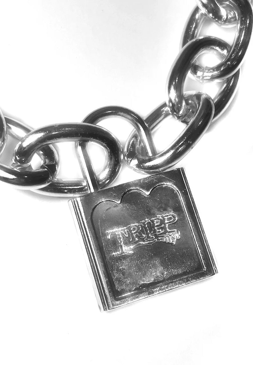 Tripp NYC - Tripp NYC Name Plate Chain Silver - Keychain | Neutral-Image