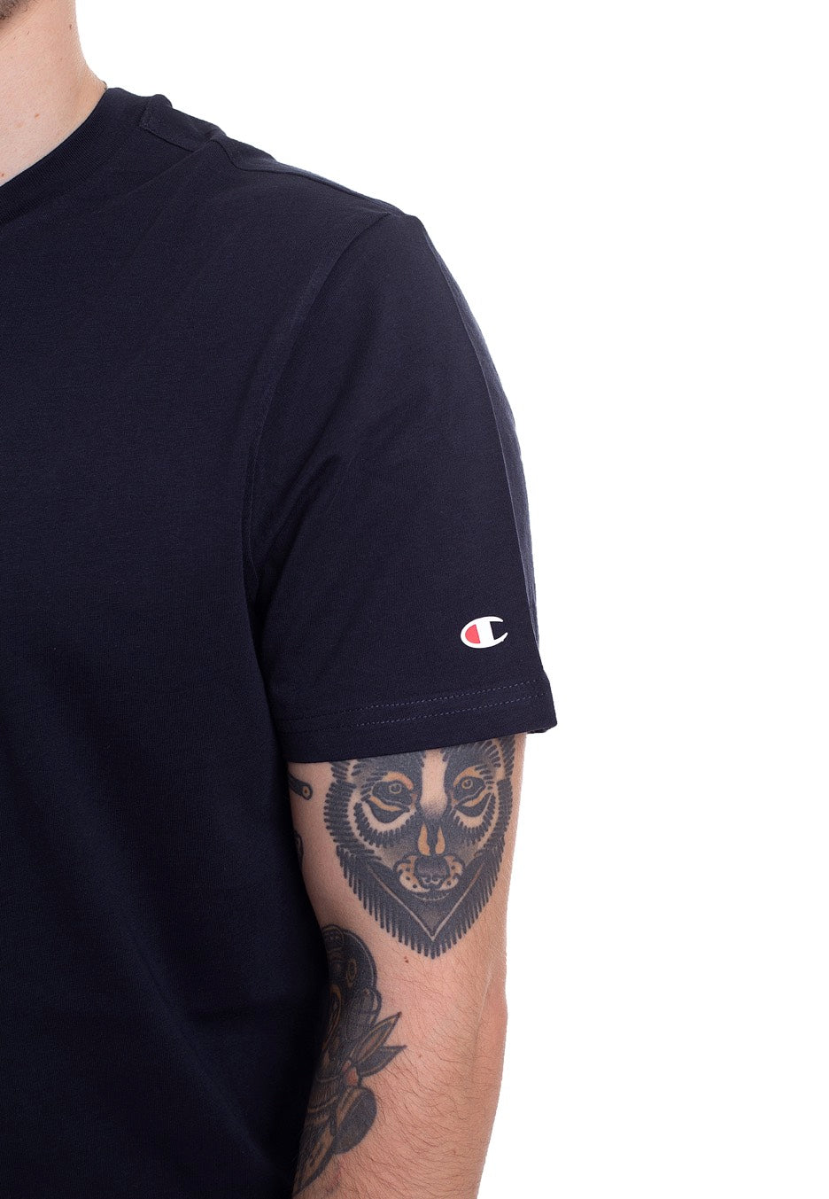 Champion - 2 Pack Crew-Neck WHT/NNY - T-Shirt | Men-Image