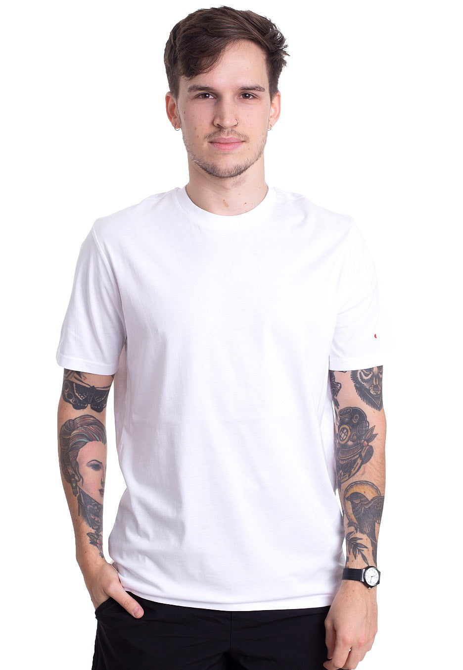 Champion - 2 Pack Crew-Neck WHT/NNY - T-Shirt | Men-Image