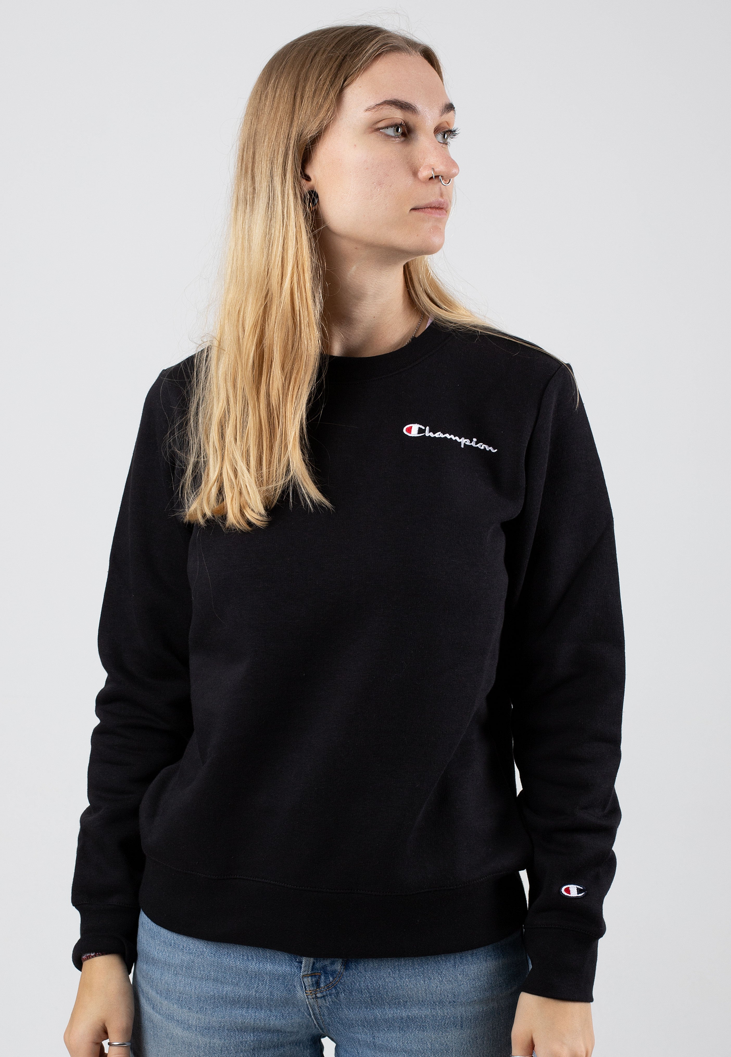 Champion - Crewneck Black Beauty - Sweater | Women-Image