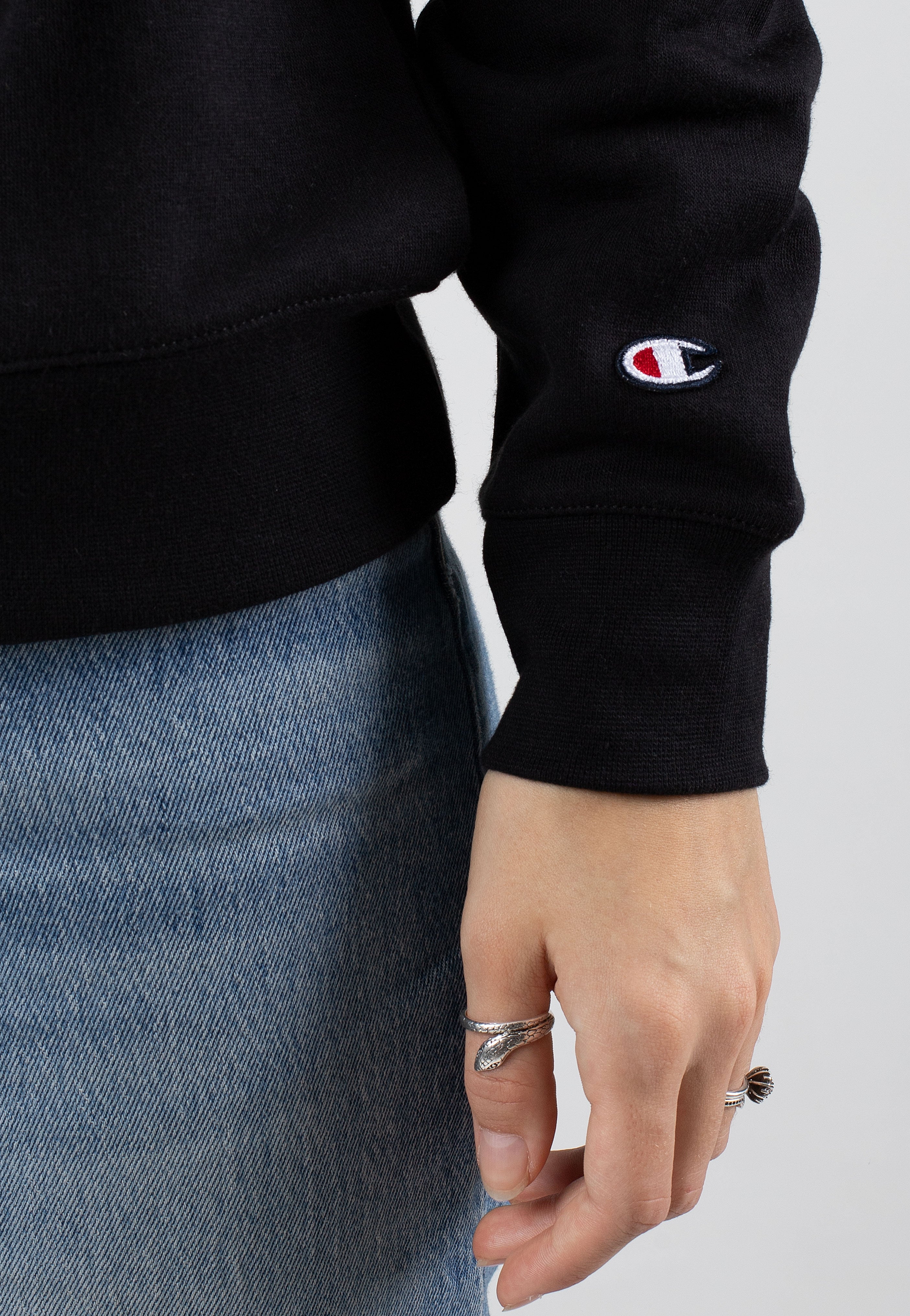 Champion - Crewneck Black Beauty - Sweater | Women-Image