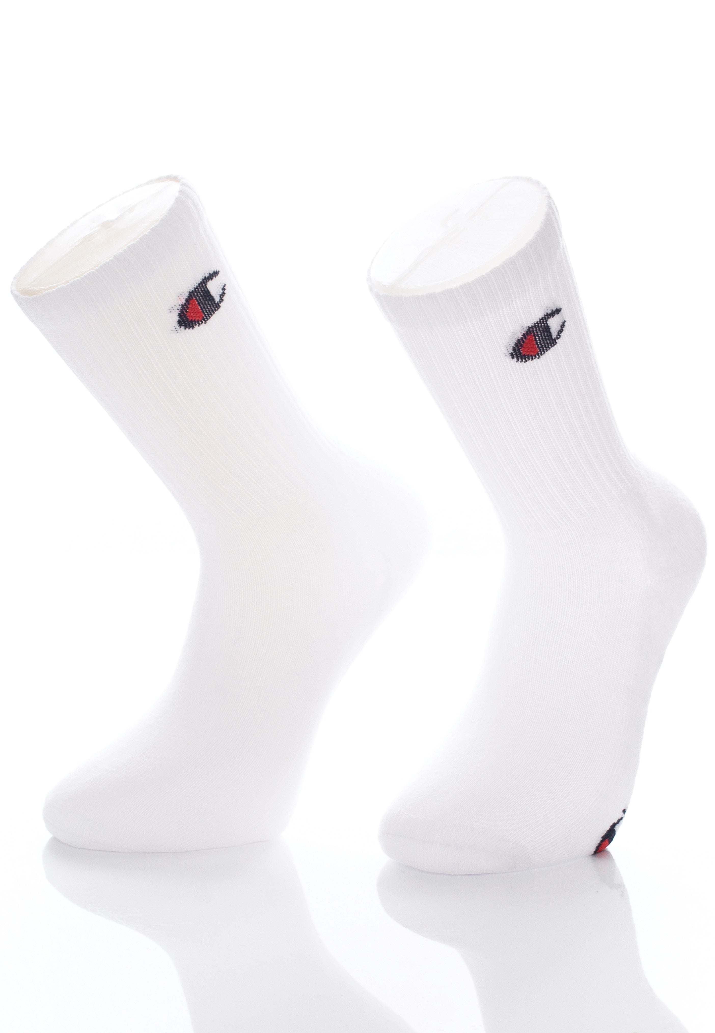 Champion - Crew Pack Of 3 WHT / WHT / WHT - Socks | Neutral-Image