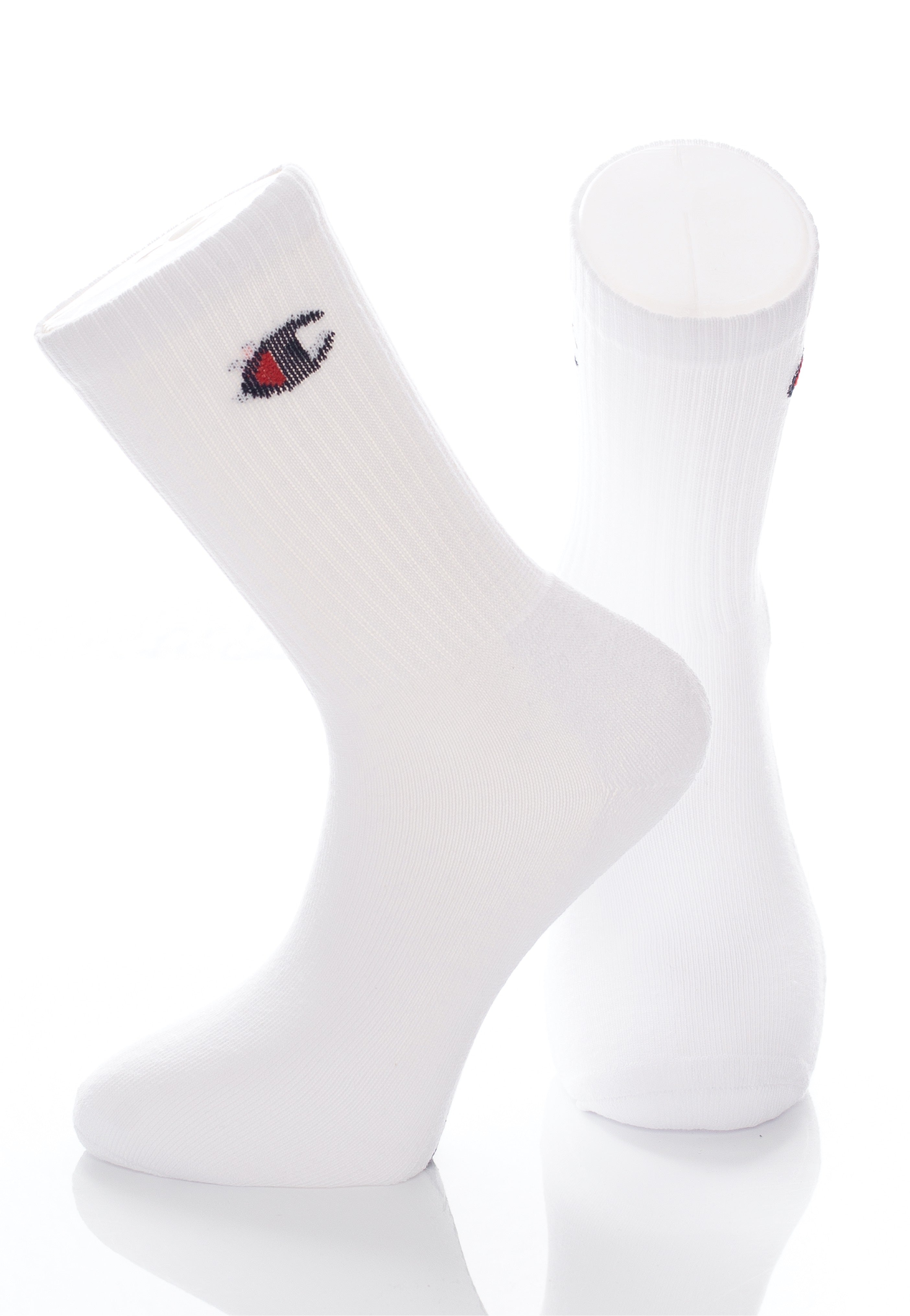 Champion - Crew Pack Of 3 WHT / WHT / WHT - Socks | Neutral-Image