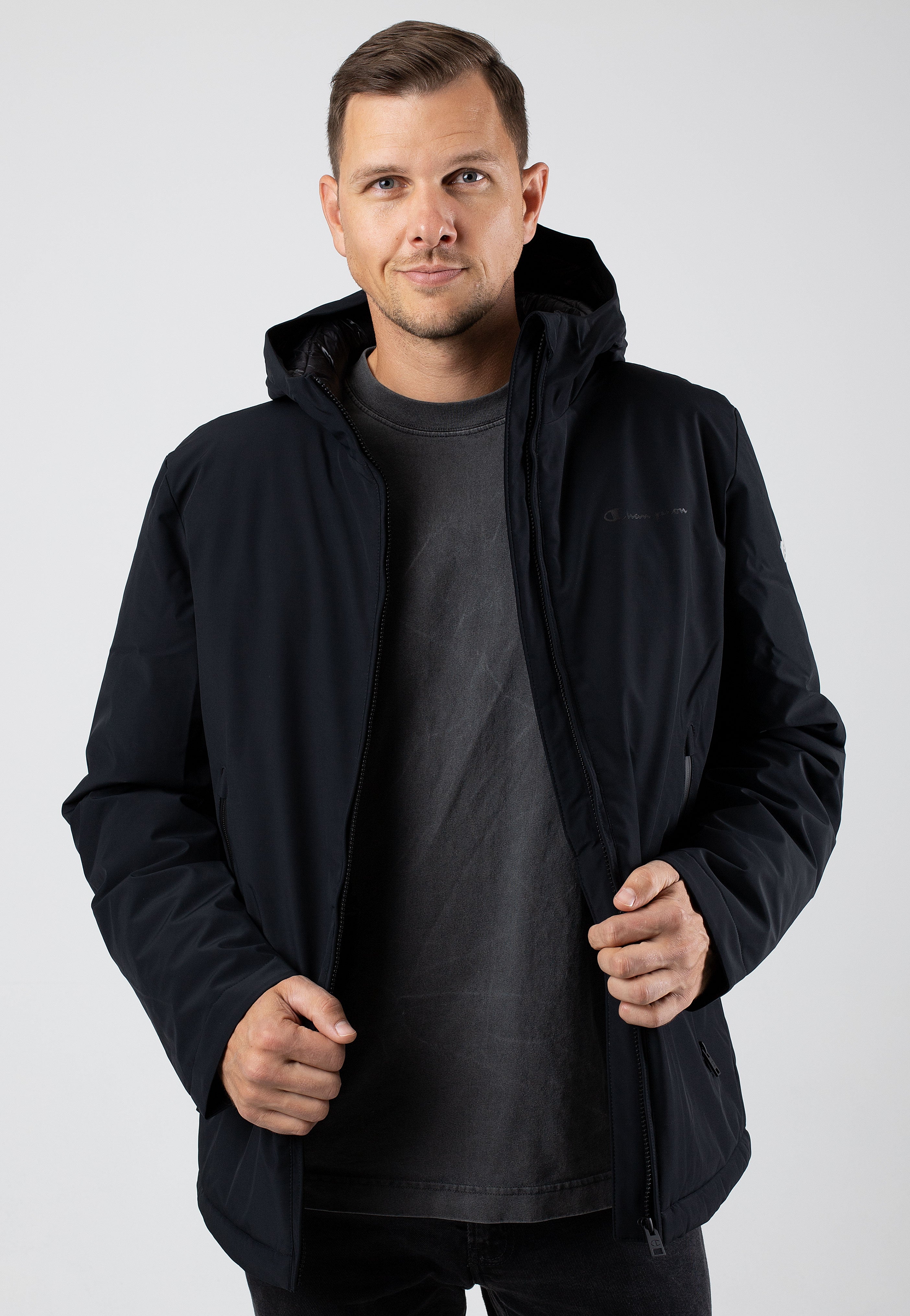 Champion - Hooded Black Beauty - Jacket | Men-Image