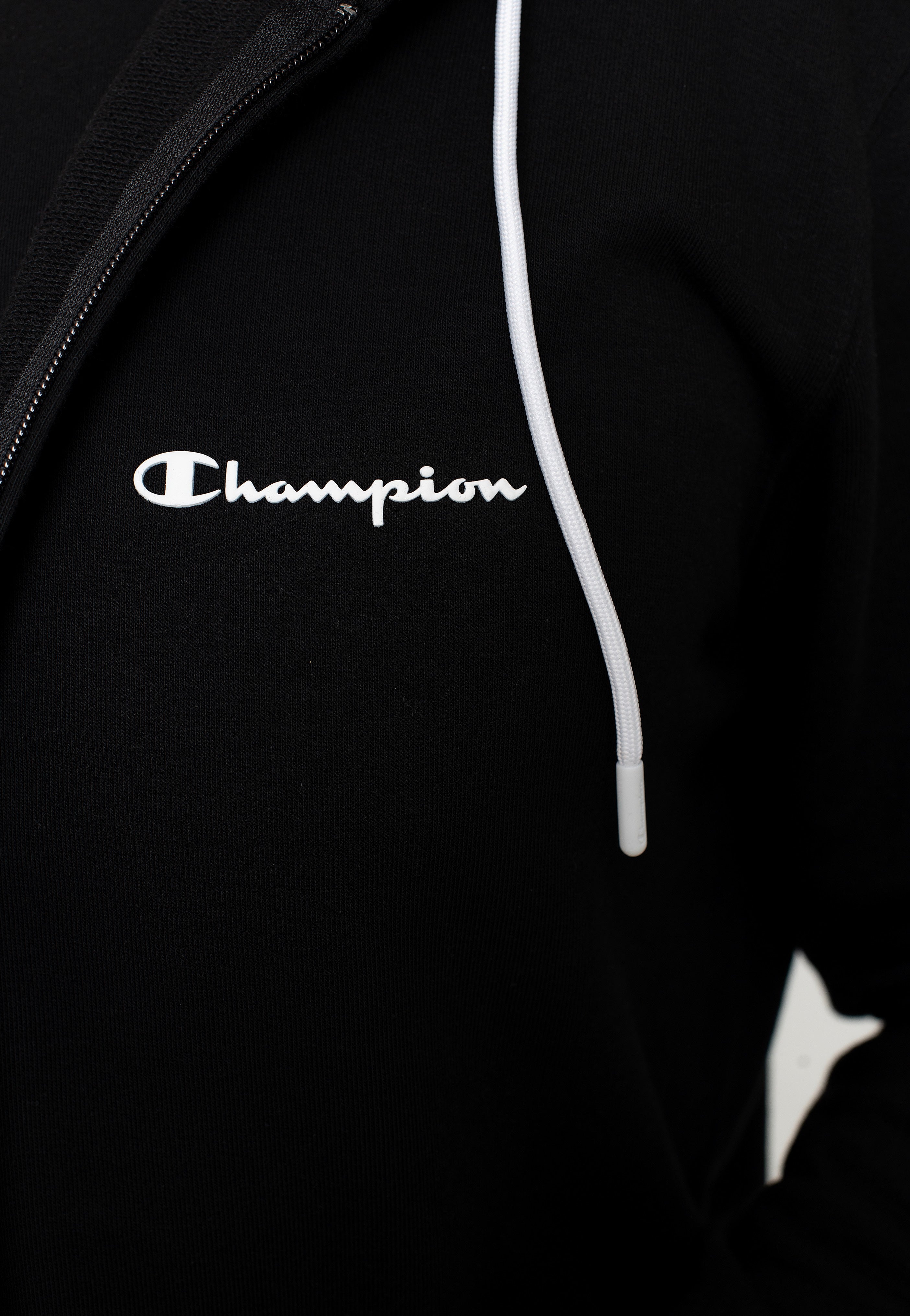 Champion - Hooded Full Zip Black Beauty - Zipper | Men-Image