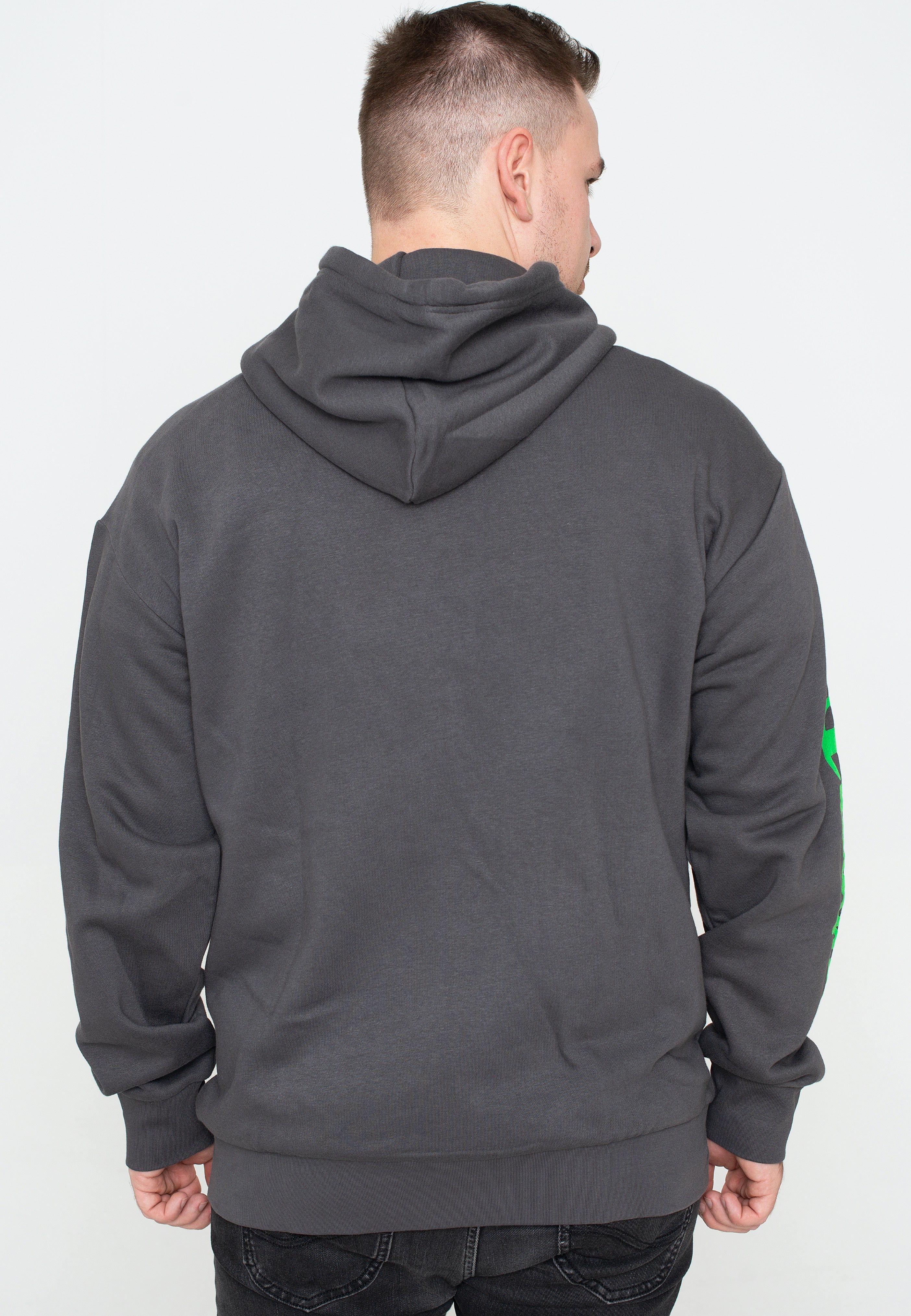 Champion - Hooded Full Zip Forged Iron - Zipper | Men-Image