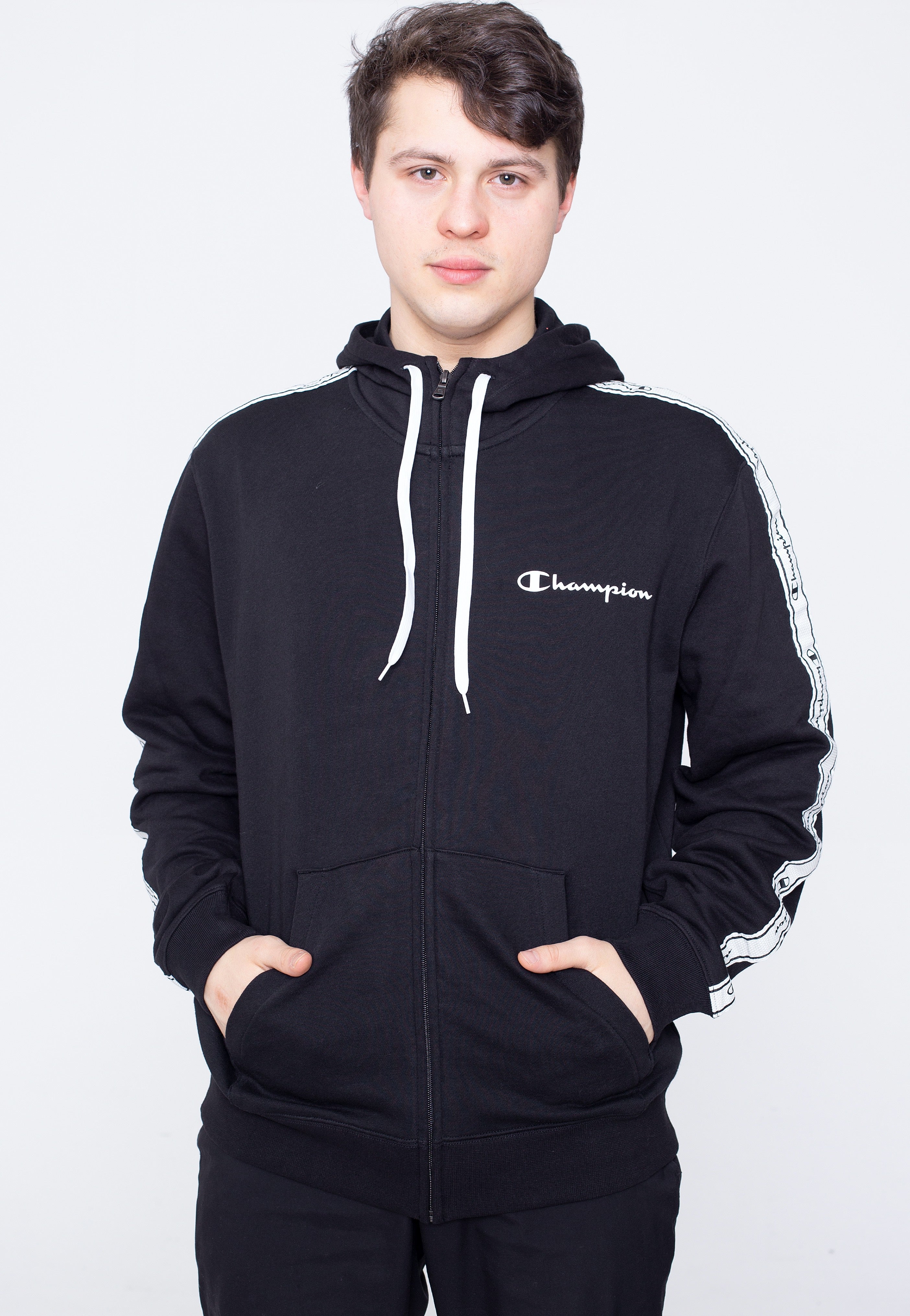 Champion - Hooded Full Zip NBK - Zipper | Men-Image