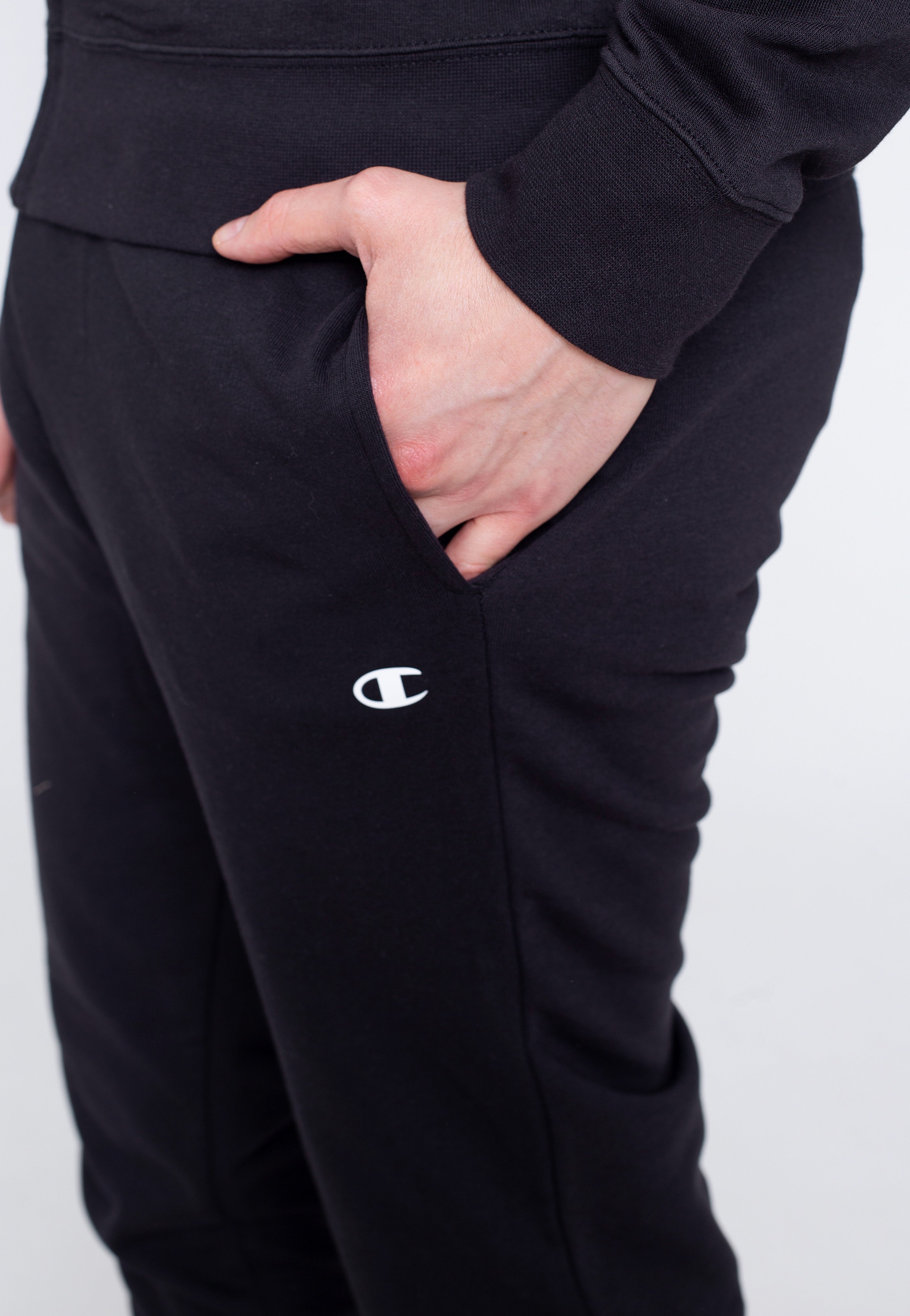 Champion - Hooded Full Zip NBK/NBK/GRDKM/WHT - Tracksuit | Men-Image