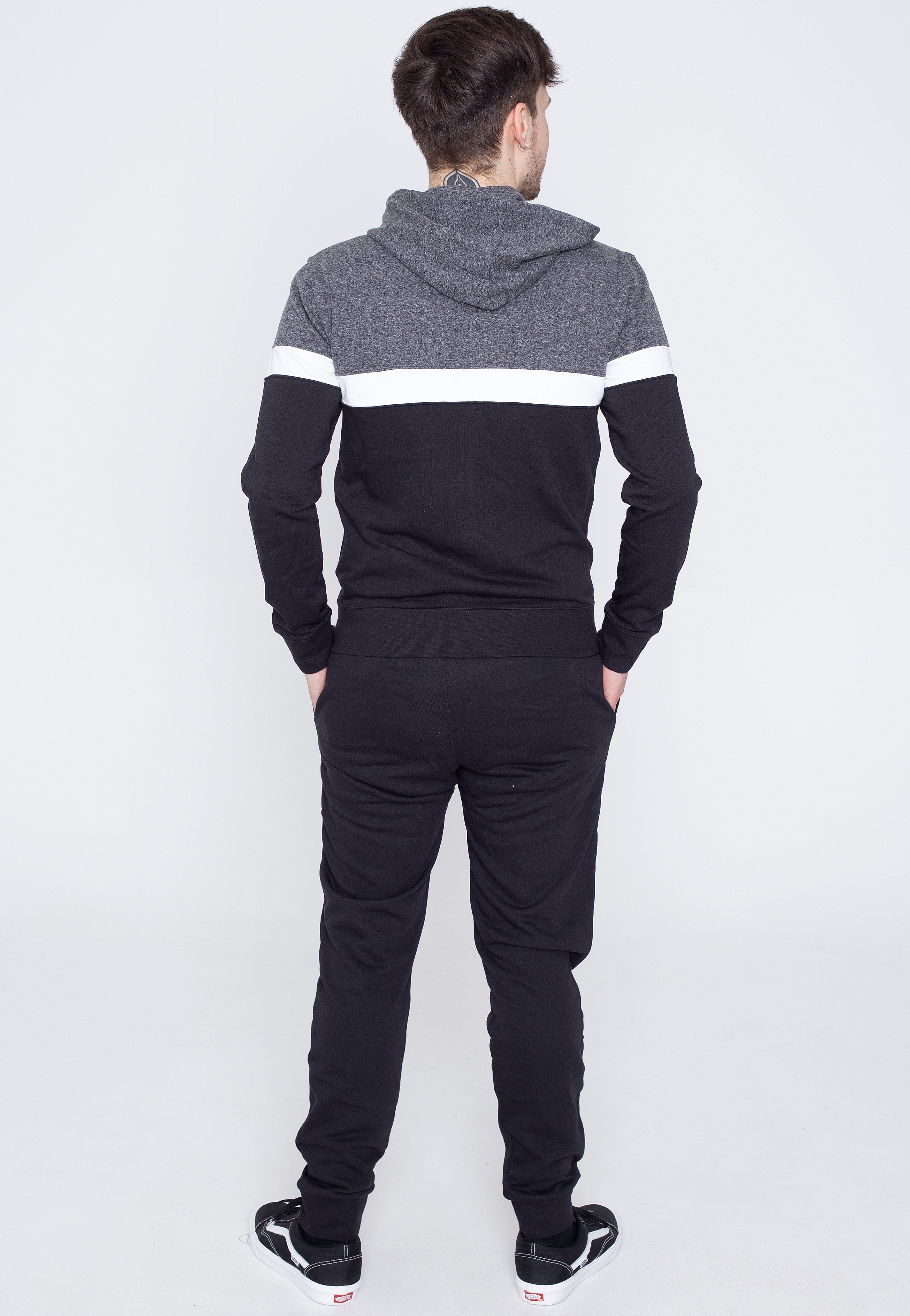 Champion - Hooded Full Zip NBK/NBK/GRDKM/WHT - Tracksuit | Men-Image