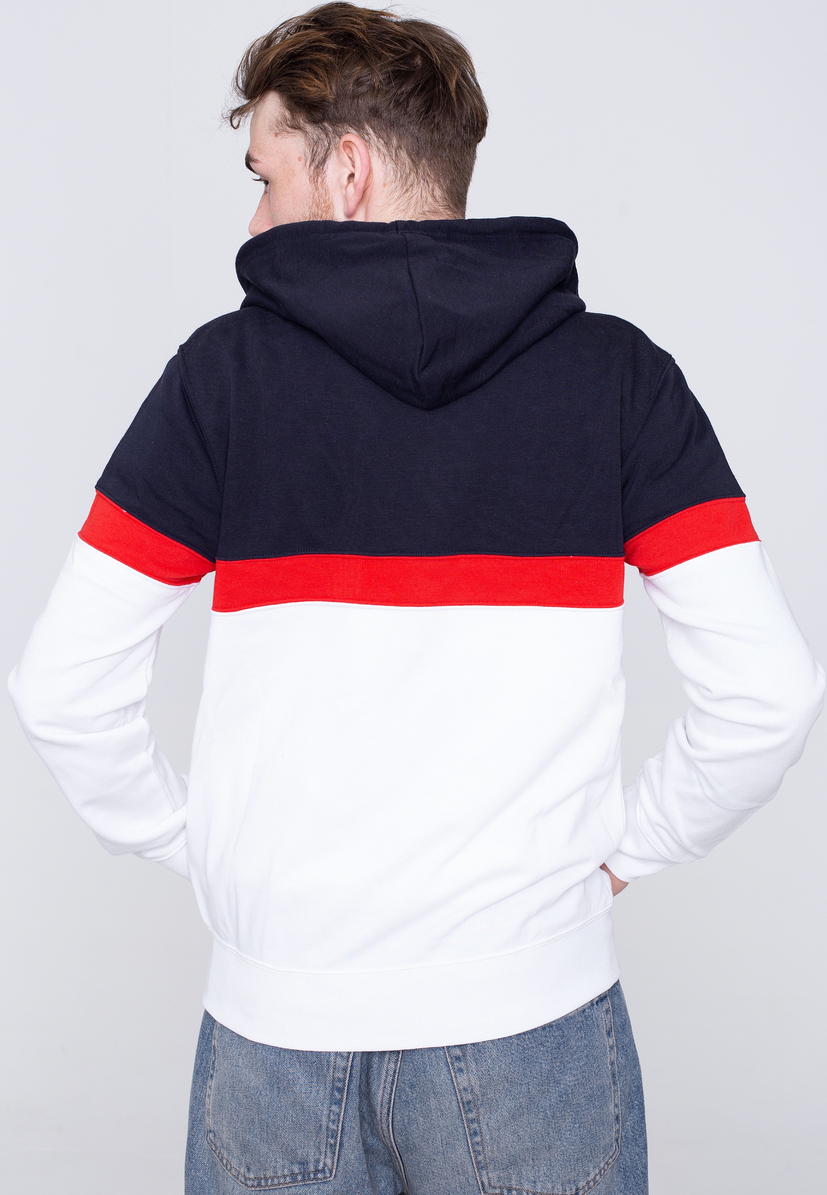 Champion - Hooded Full Zip WHT/NNY/NNY/HRR - Tracksuit | Men-Image