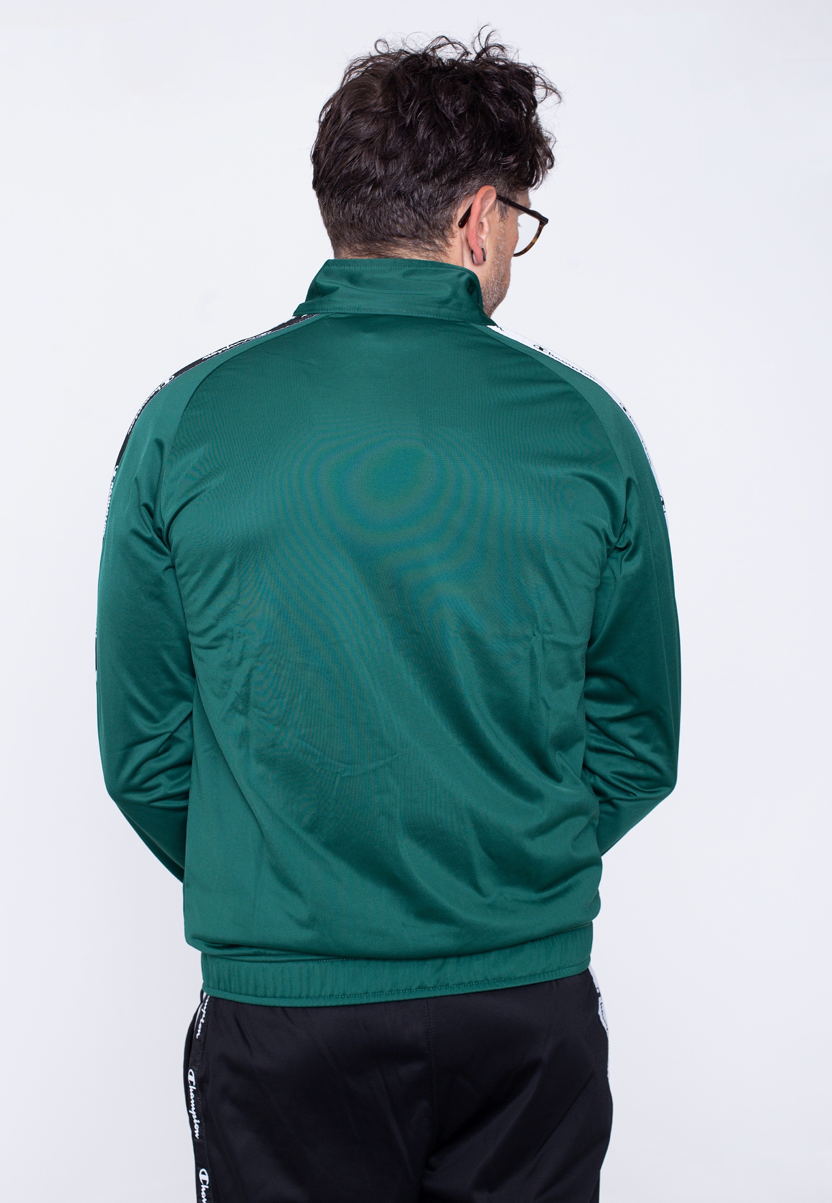 Champion - Poly Warpknit Small Logo HLG/NBK/NBK - Tracksuit | Men-Image