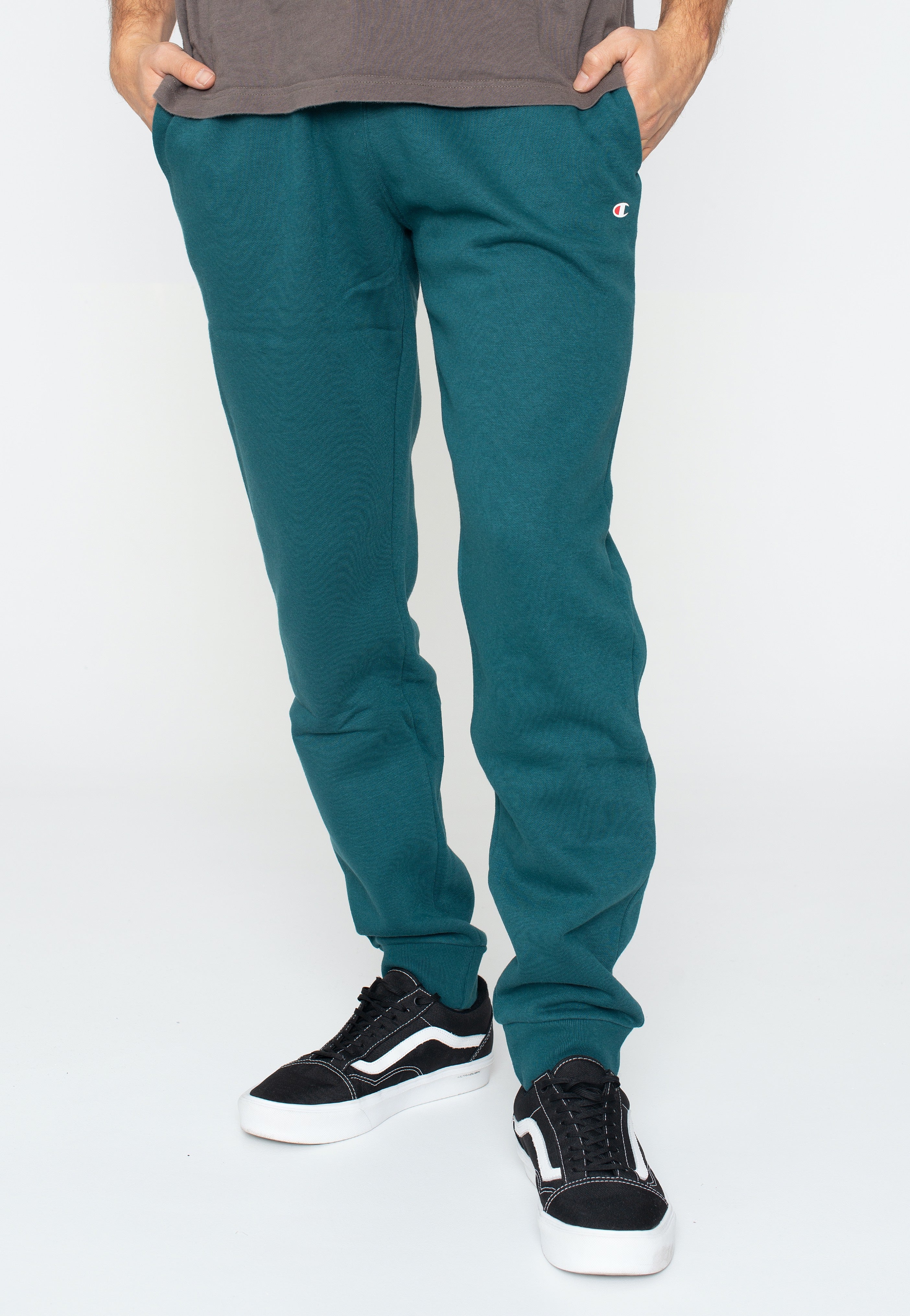 Champion - Rib Cuff Deep Teal - Sweat Pants | Men-Image