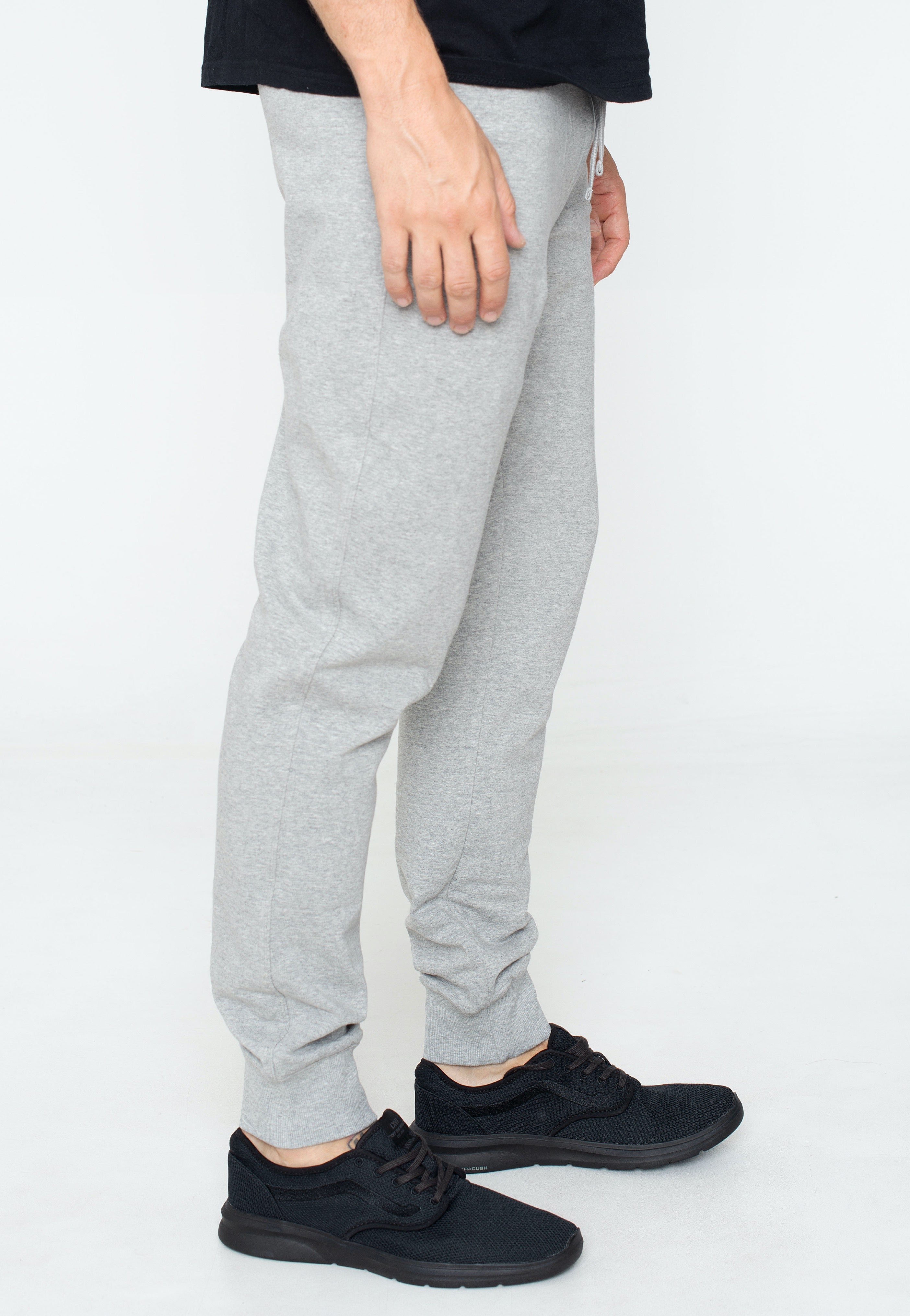 Champion - Rib Cuff Gray Melange Light - Sweat Pants | Women-Image