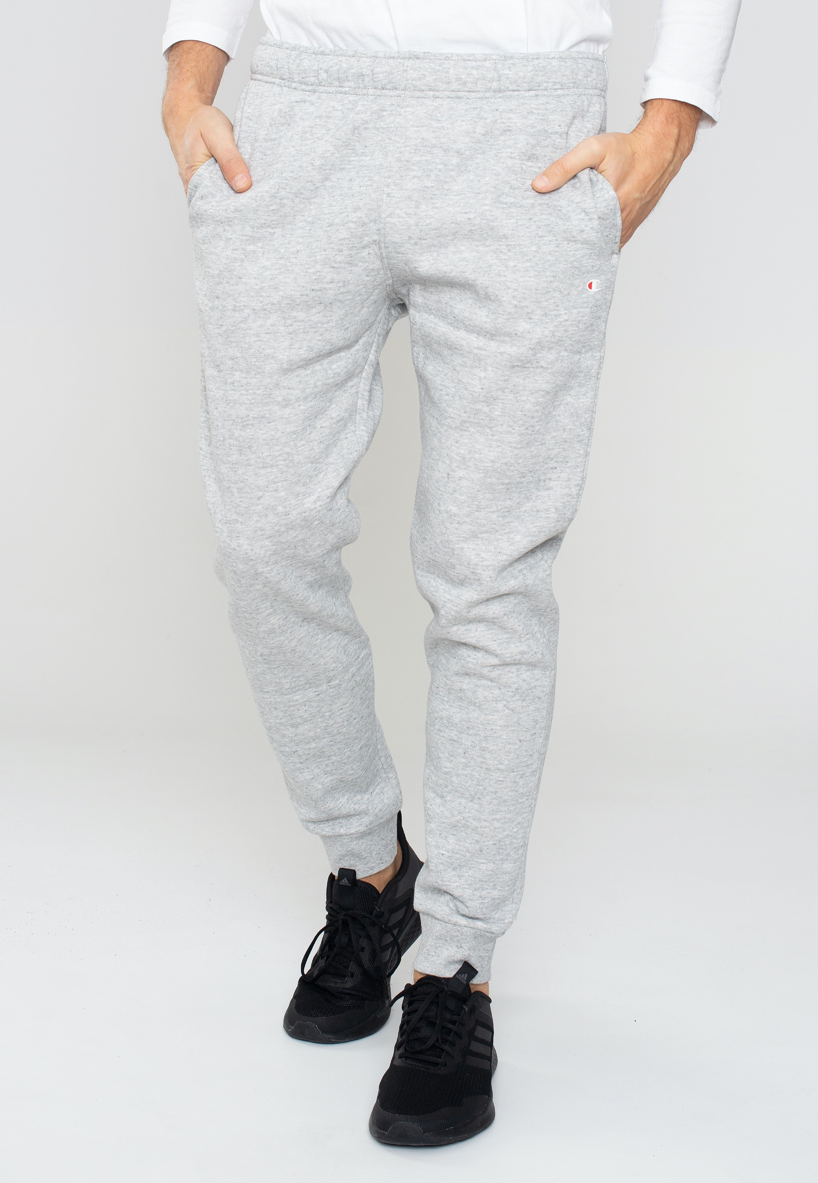 Champion - Rib Cuff New Oxford Grey Melange - Sweat Pants | Men-Image