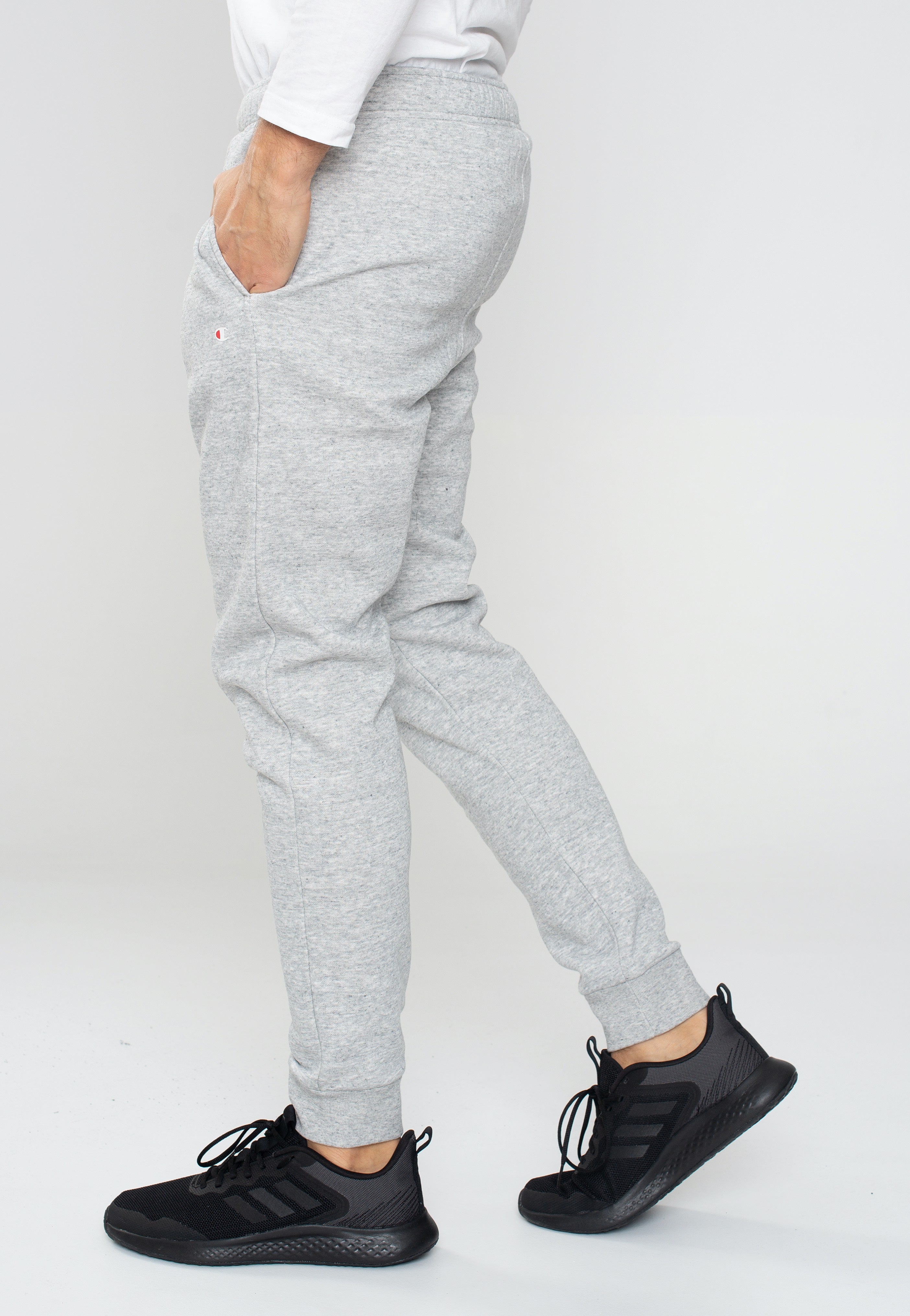 Champion - Rib Cuff New Oxford Grey Melange - Sweat Pants | Men-Image