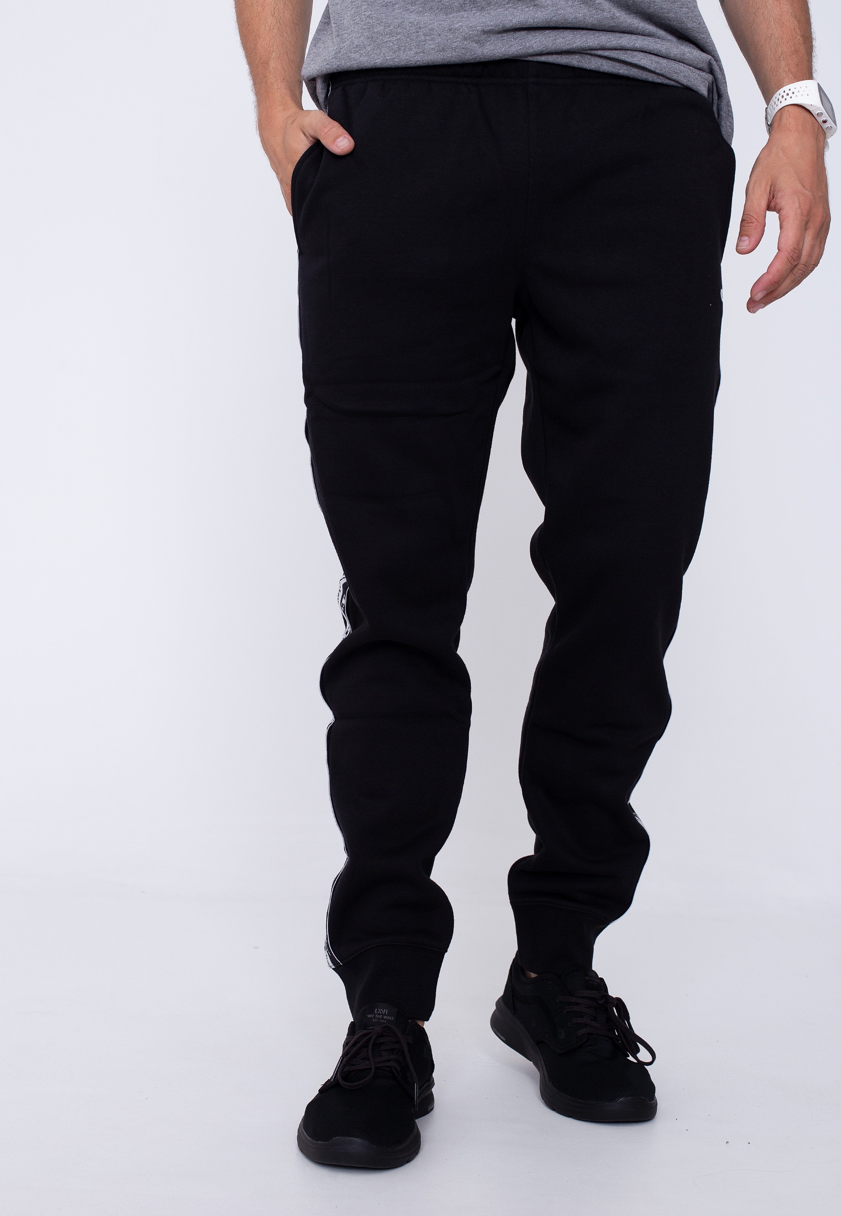 Champion - Rib Cuff Side logo NBK - Sweat Pants | Men-Image