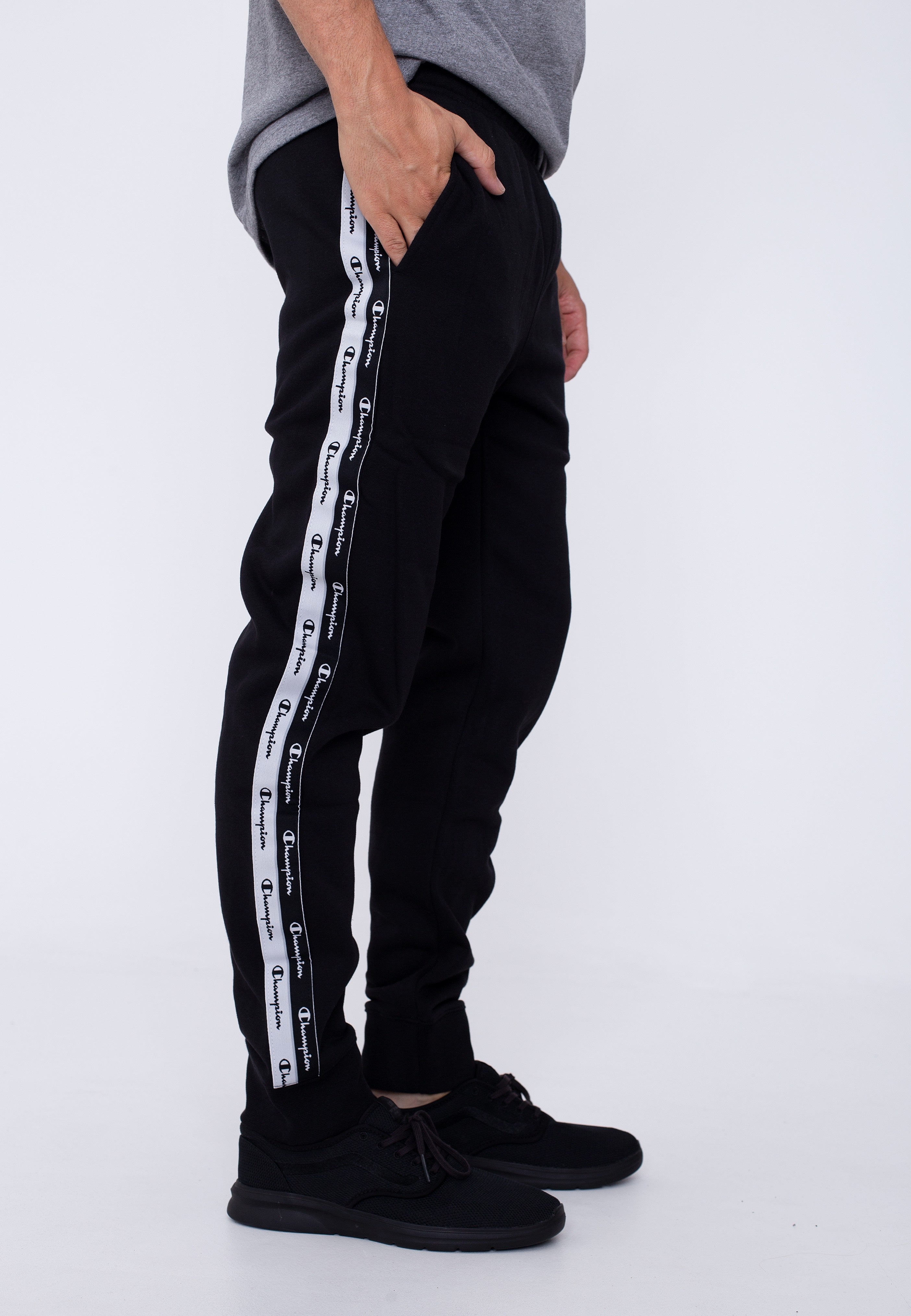Champion - Rib Cuff Side logo NBK - Sweat Pants | Men-Image