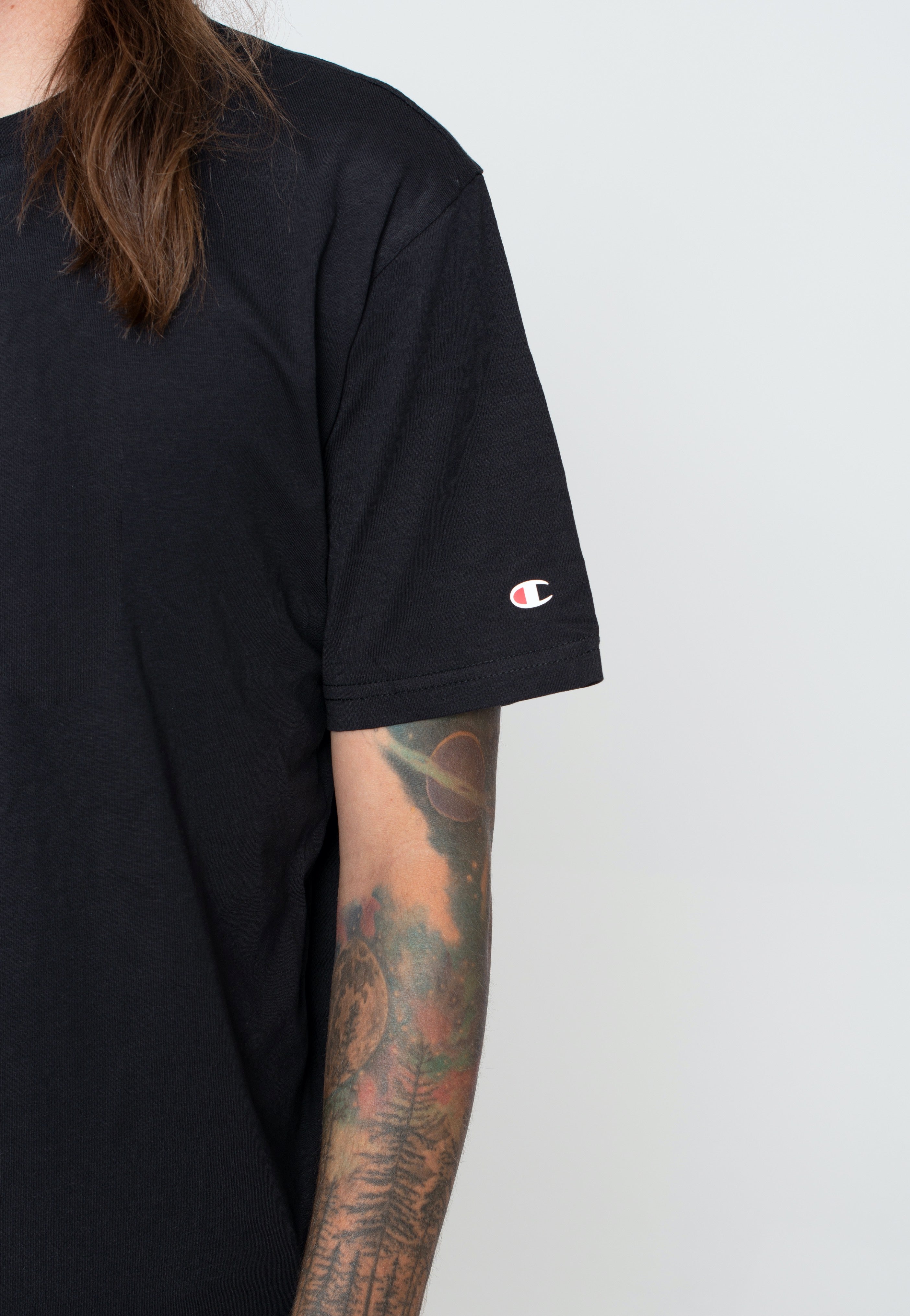 Champion - Pack Of 2 Crew Neck Black Beauty - T-Shirt | Men-Image