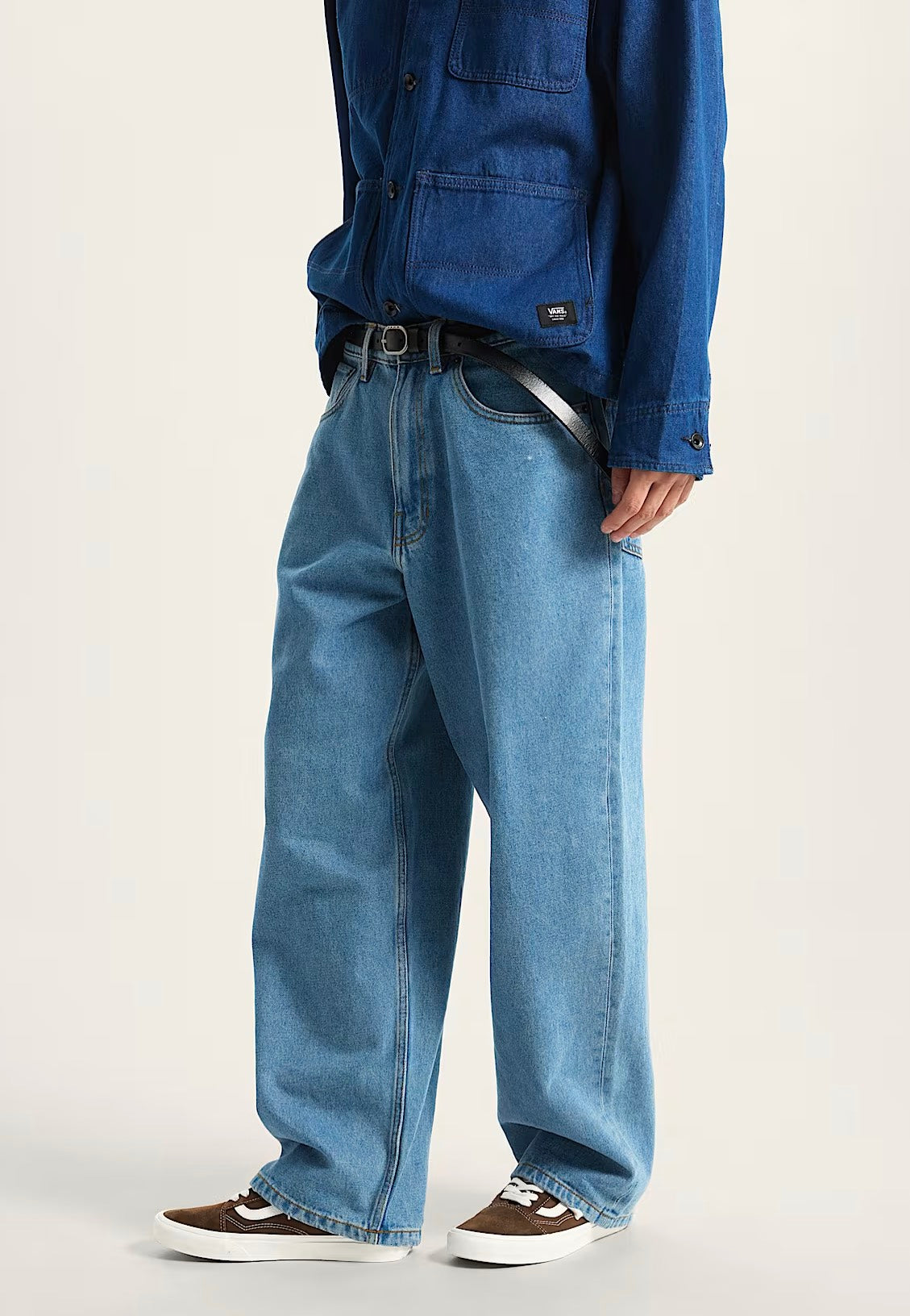 Vans - Check-5 Baggy Stonewash/Blue - Jeans | Men-Image