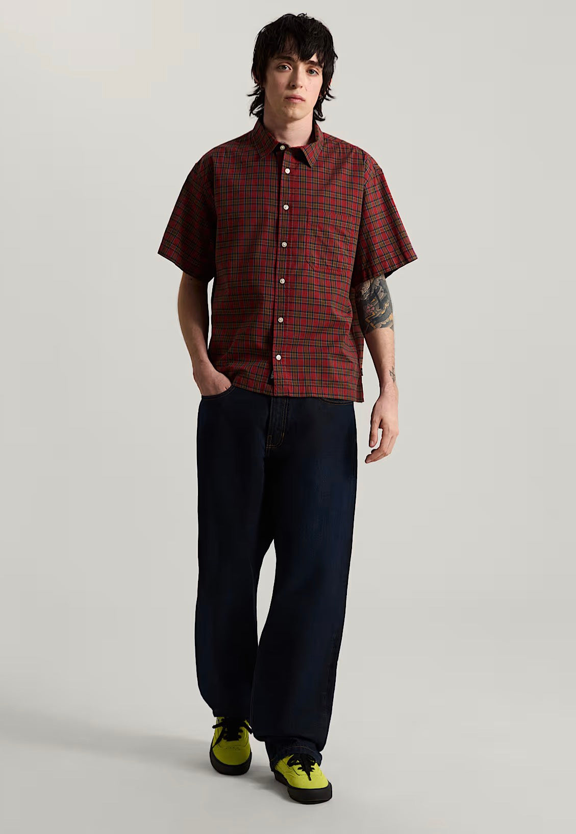 Vans Check-5 Loose Denim Dark Rinse Jeans | Men-Image
