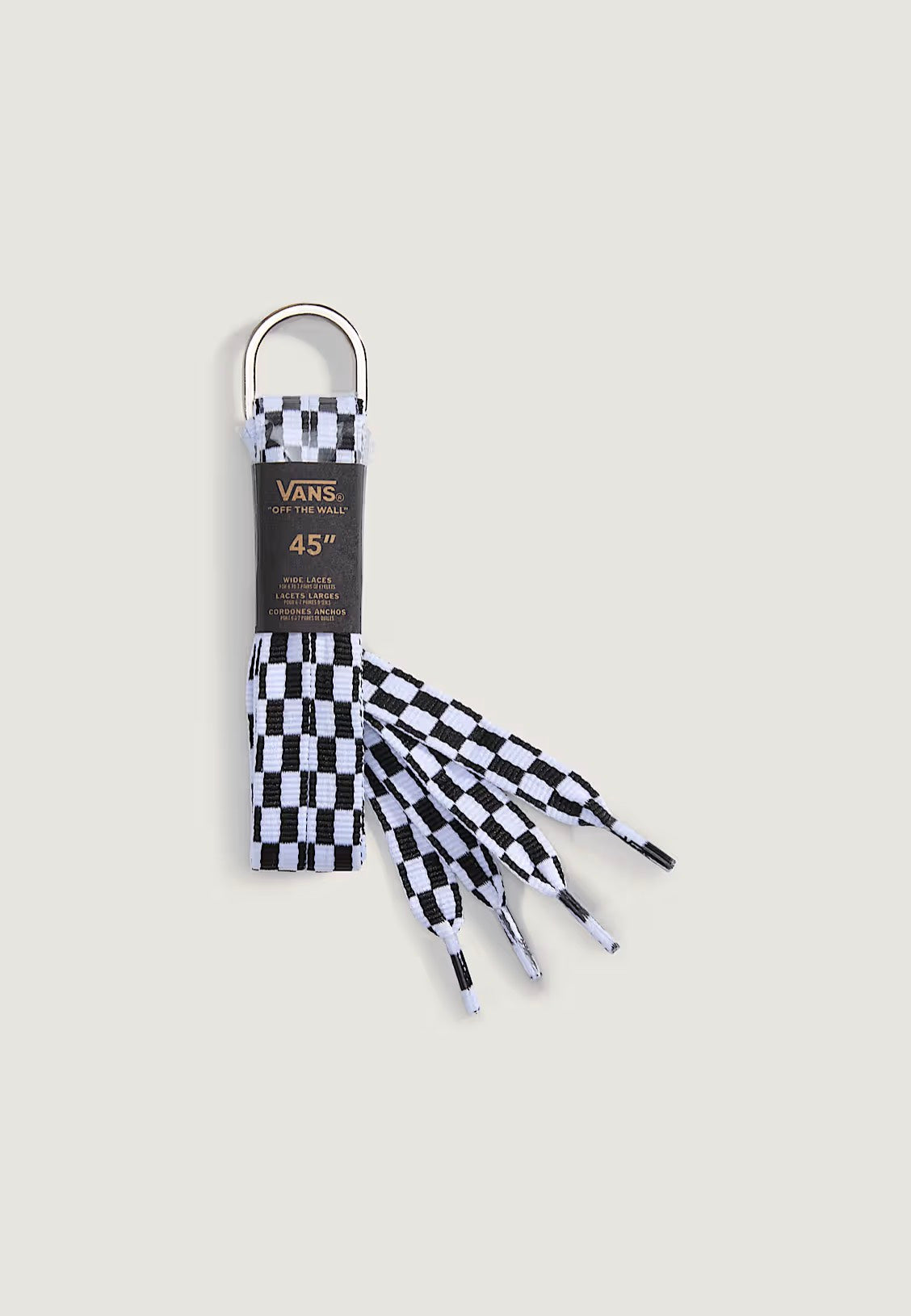 Vans - Vans Fat Checkerboard Black/White - Laces | Neutral-Image