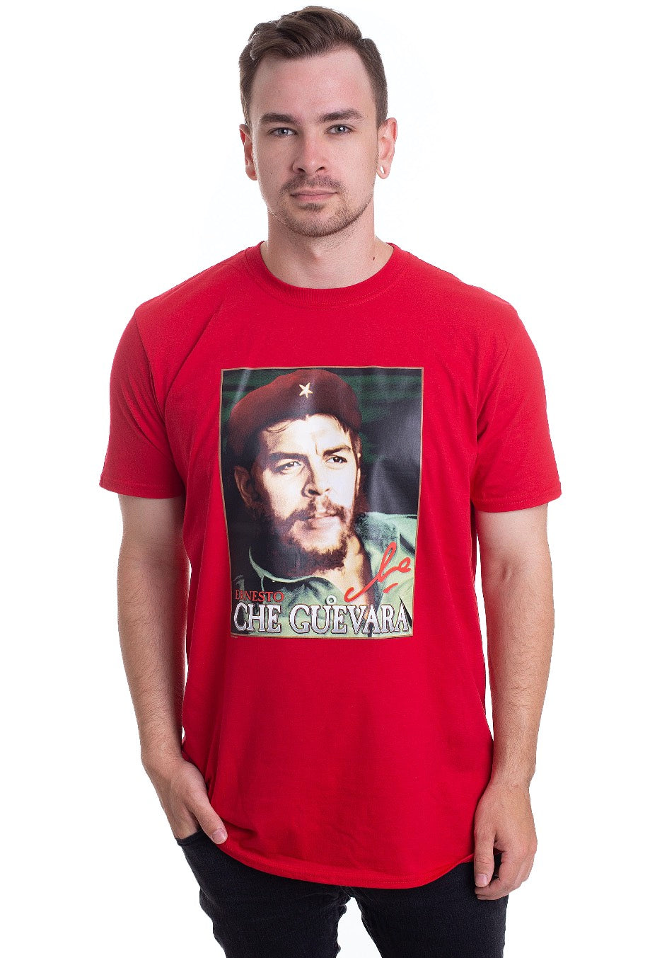 Che Guevara - Portrait Red - T-Shirt | Men-Image