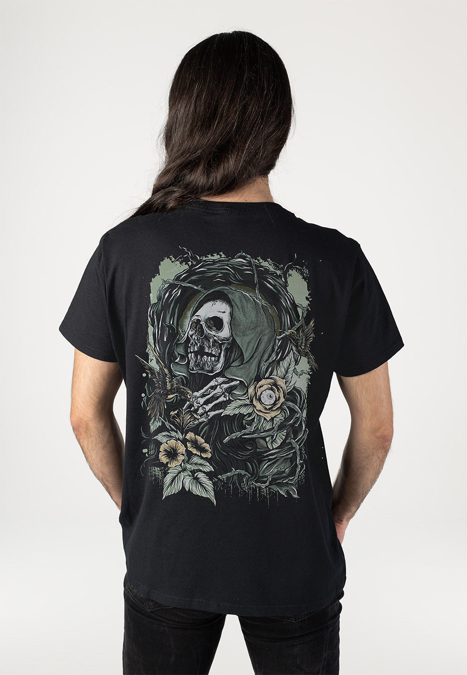 Chelsea Grin Lying Dead With Flowers T-Shirt | Men-Image