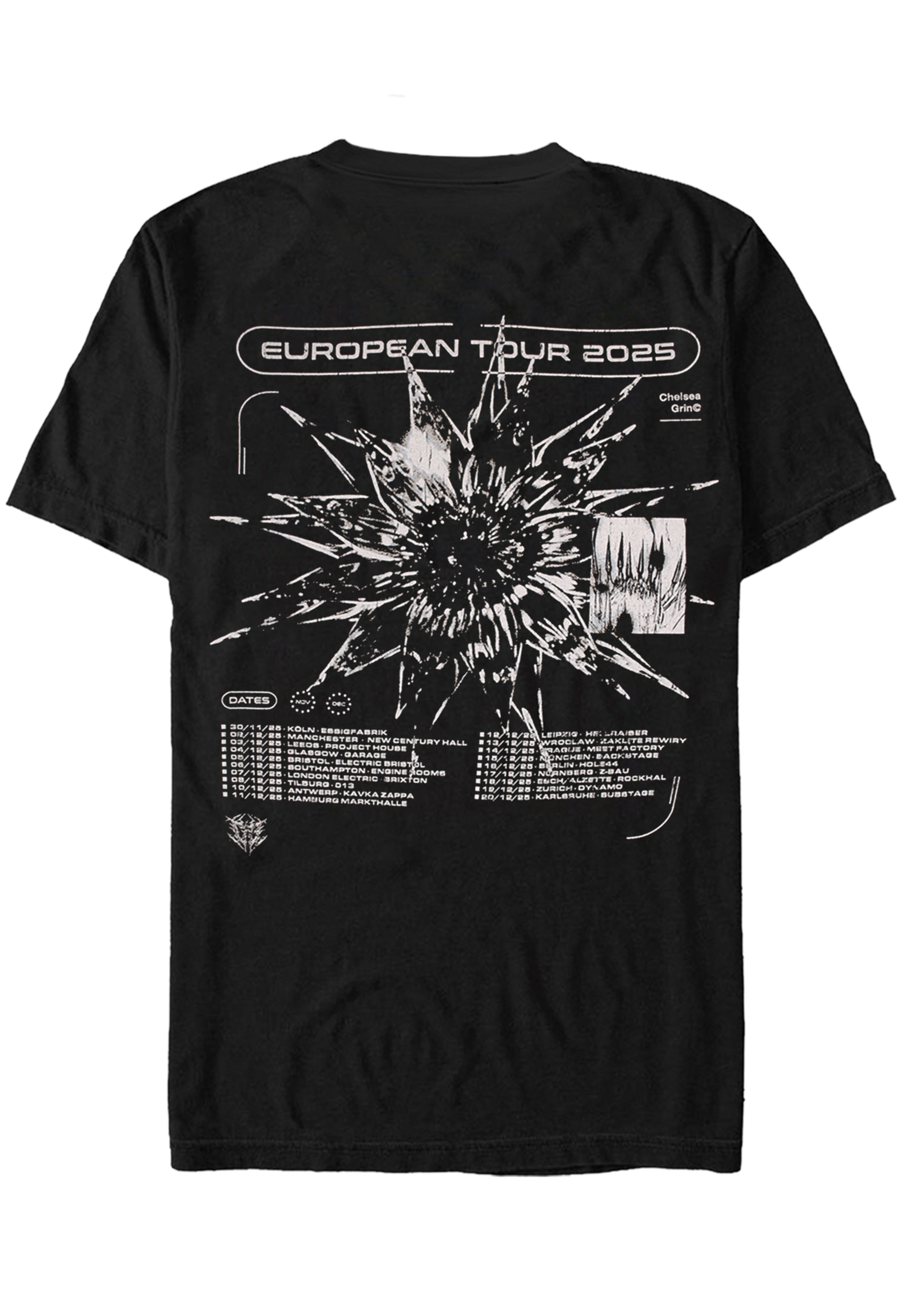 Chelsea Grin European Tour 2025 - T-Shirt | Impericon
