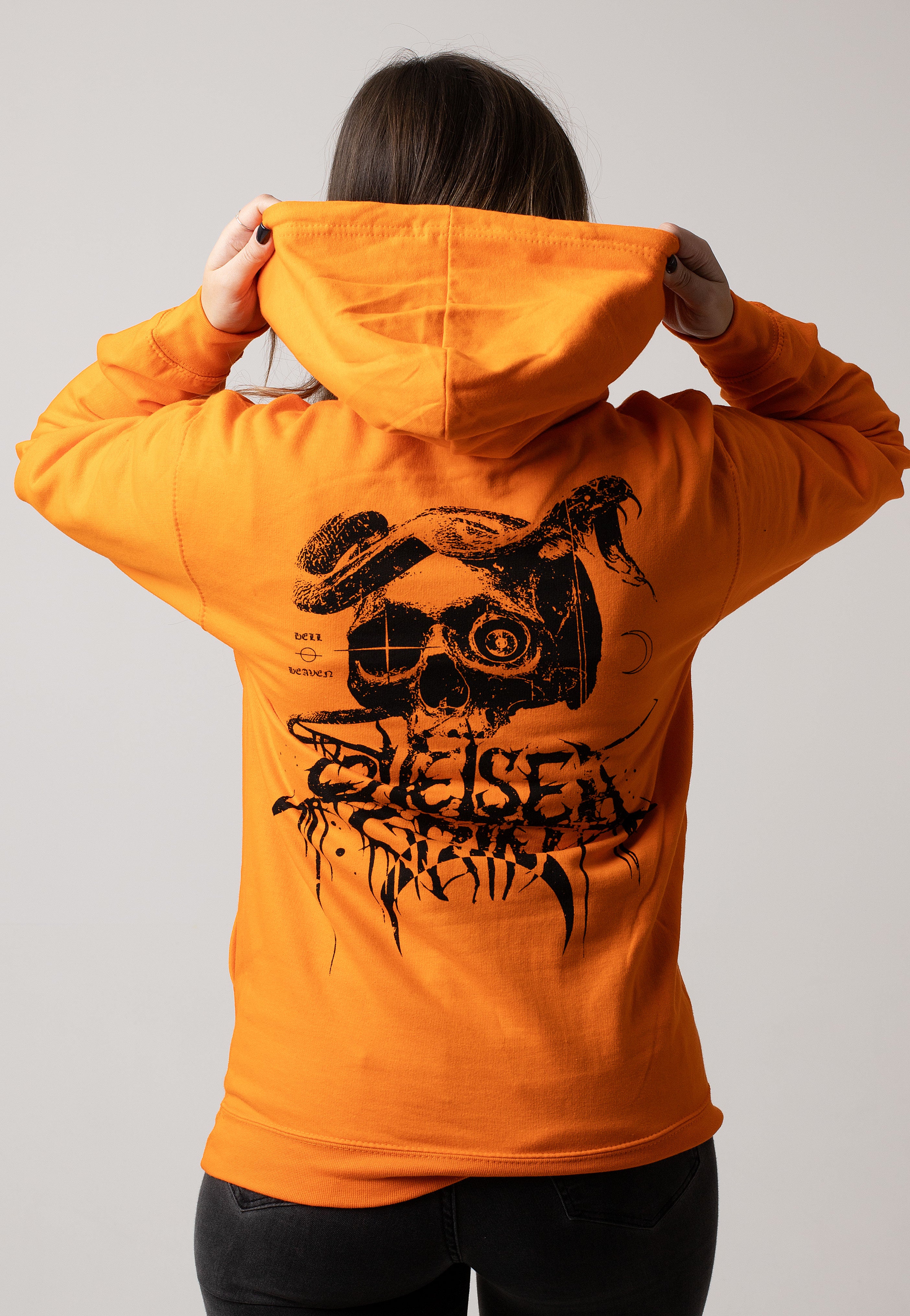Chelsea Grin Skull Snake Orange - Hoodie | Impericon