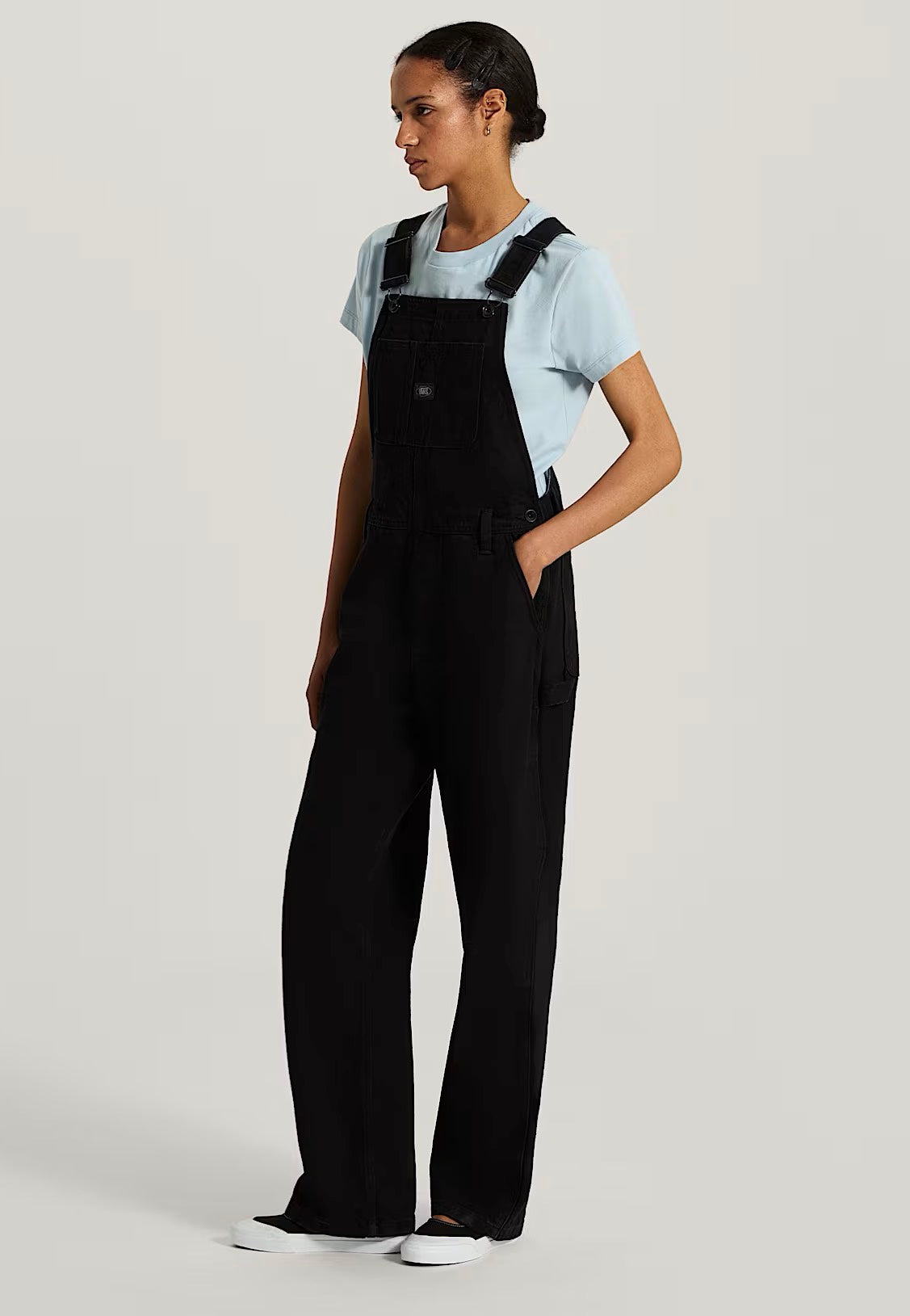 Vans - Chore Denim Overall Black Rinse - Pants | Women-Image