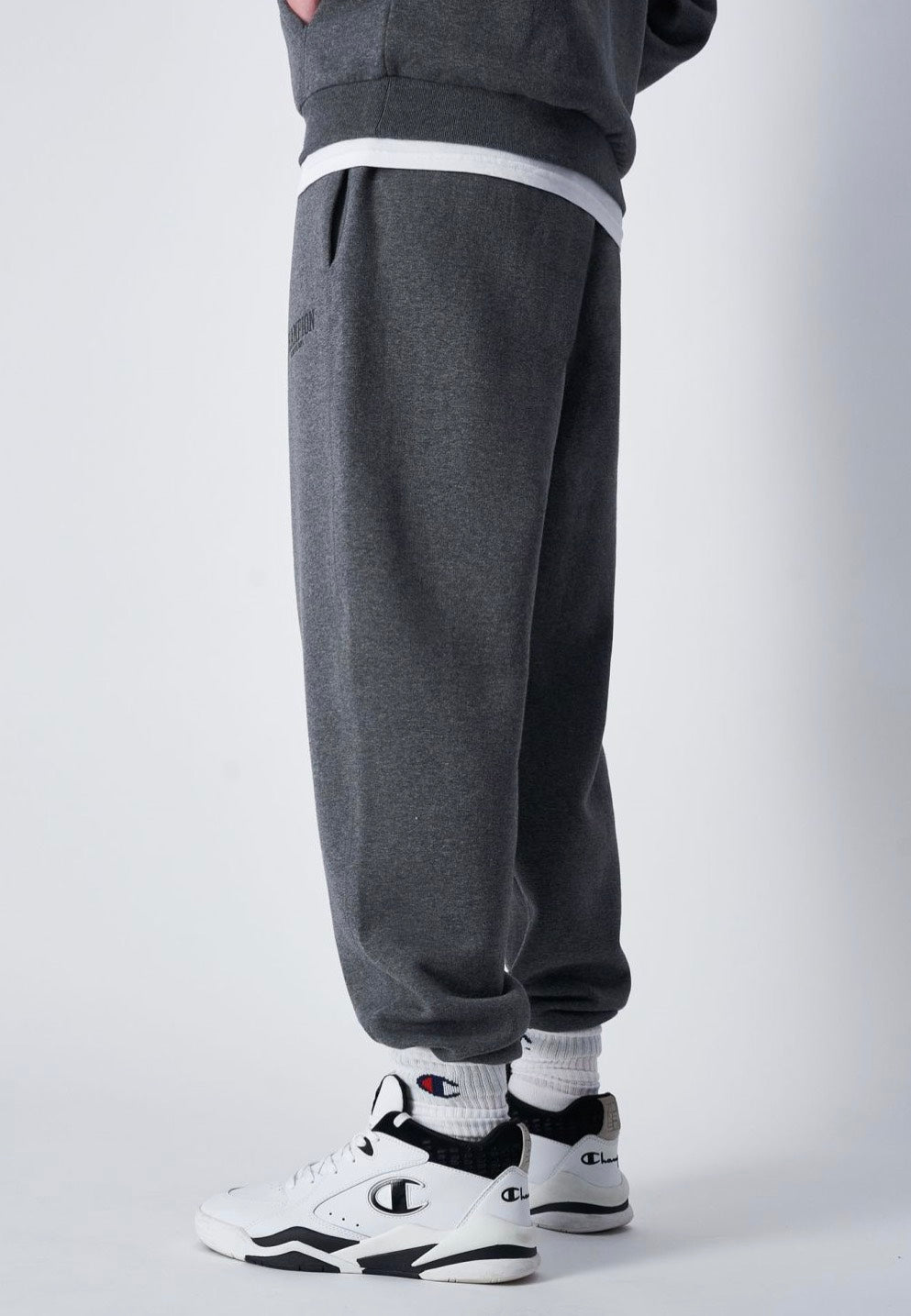 Champion - Rib Cuff Gray Melange/Light - Sweat Pants | Men-Image