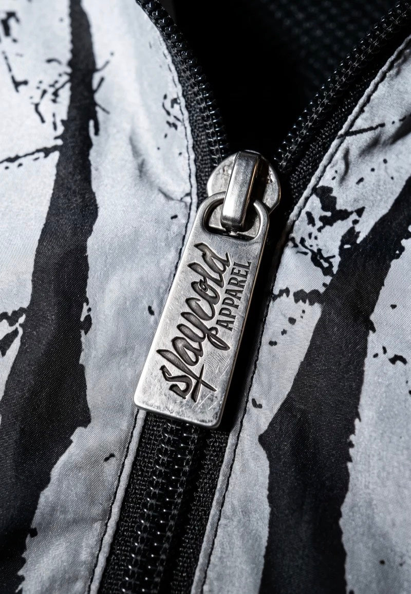 Stay Cold Apparel Chrome Scars (3M Reflective) Black/White Corta-Vento | Neutral-Image