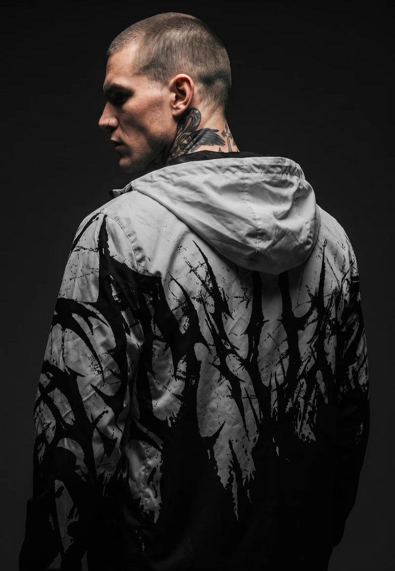 Stay Cold Apparel Chrome Scars (3M Reflective) Black/White Corta-Vento | Neutral-Image