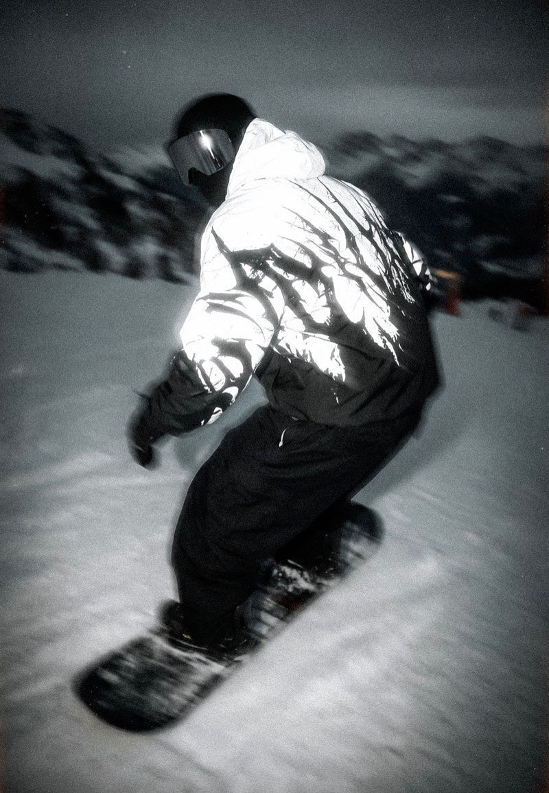 Stay Cold Apparel Chrome Scars (3M Reflective) Black/White Corta-Vento | Neutral-Image