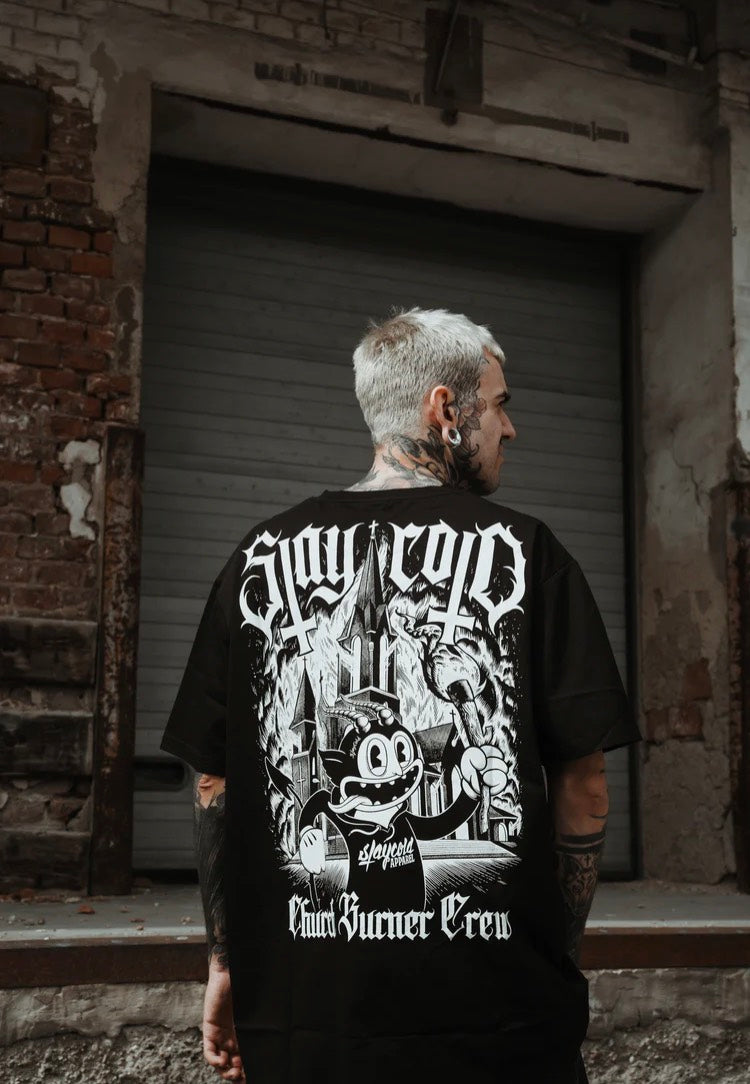 Stay Cold Apparel - Church Burner Crew Black - T-Shirt