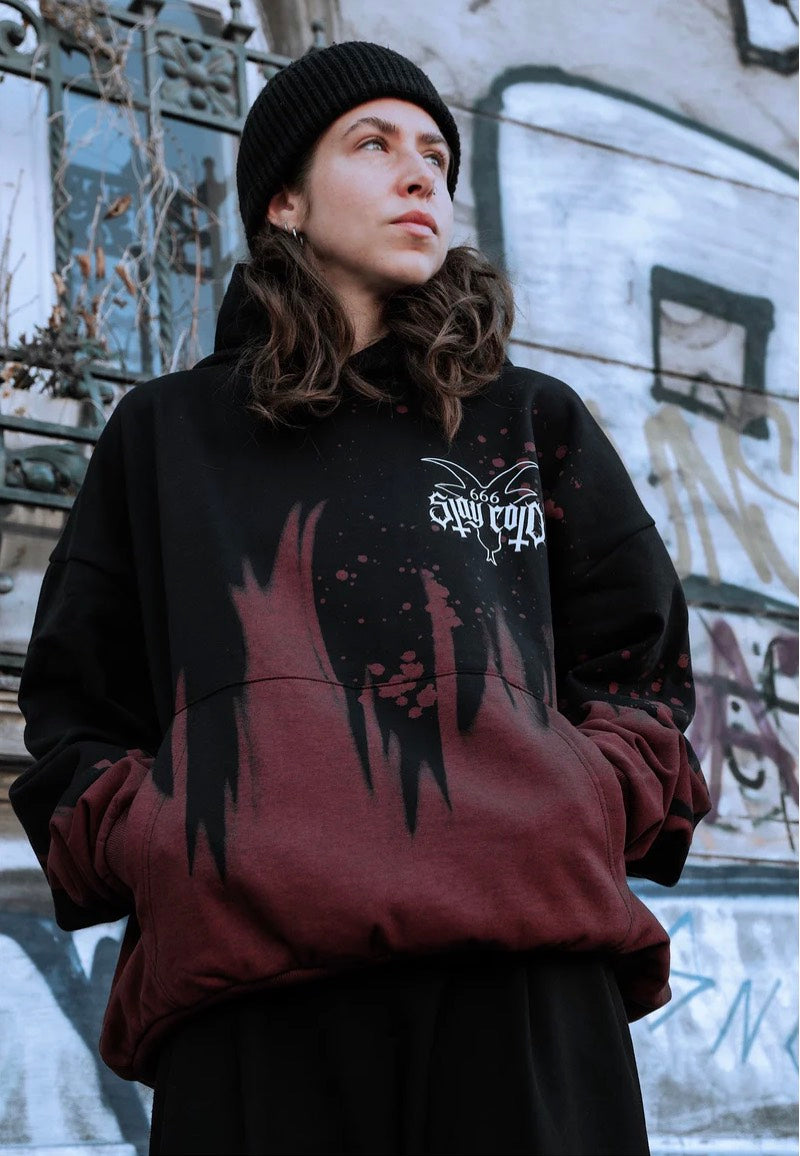 Stay Cold Apparel - Church Burner Crew Oversized Customized - Hoodie | Neutral-Image