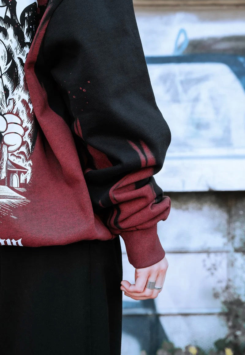 Stay Cold Apparel - Church Burner Crew Oversized Customized - Hoodie | Neutral-Image